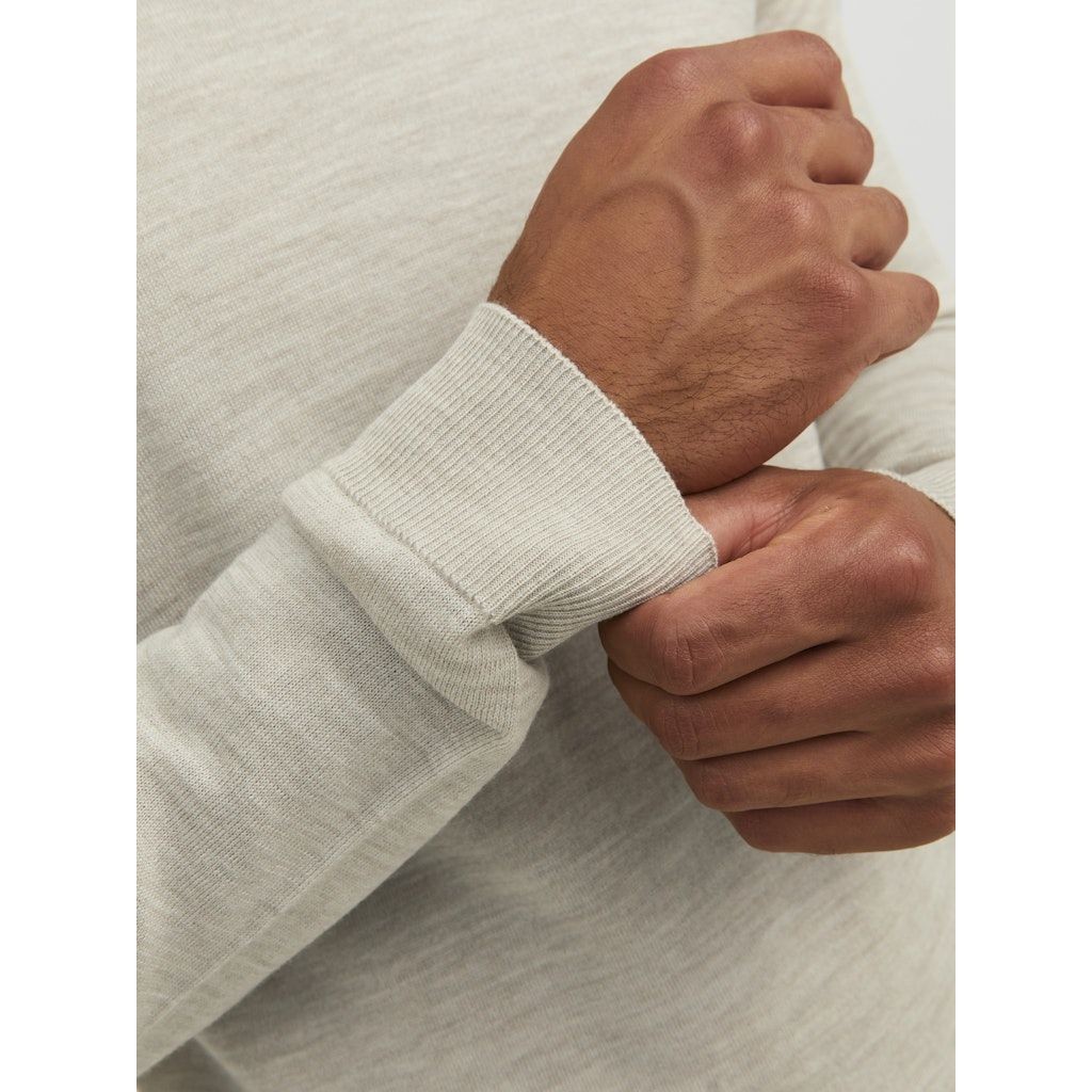 JACK & JONES Megztinis vyrams, Smėlio, JPRBLABUSHWICK MERINO 4
