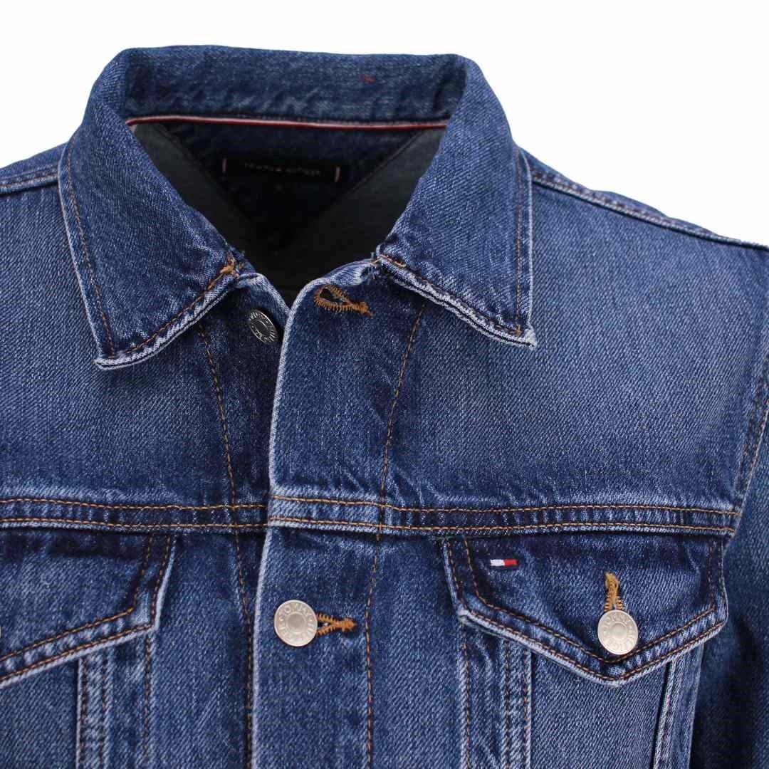 TOMMY HILFIGER Džinsinis švarkas vyrams, Mėlyna, Trucker jkt str sep indigo 3