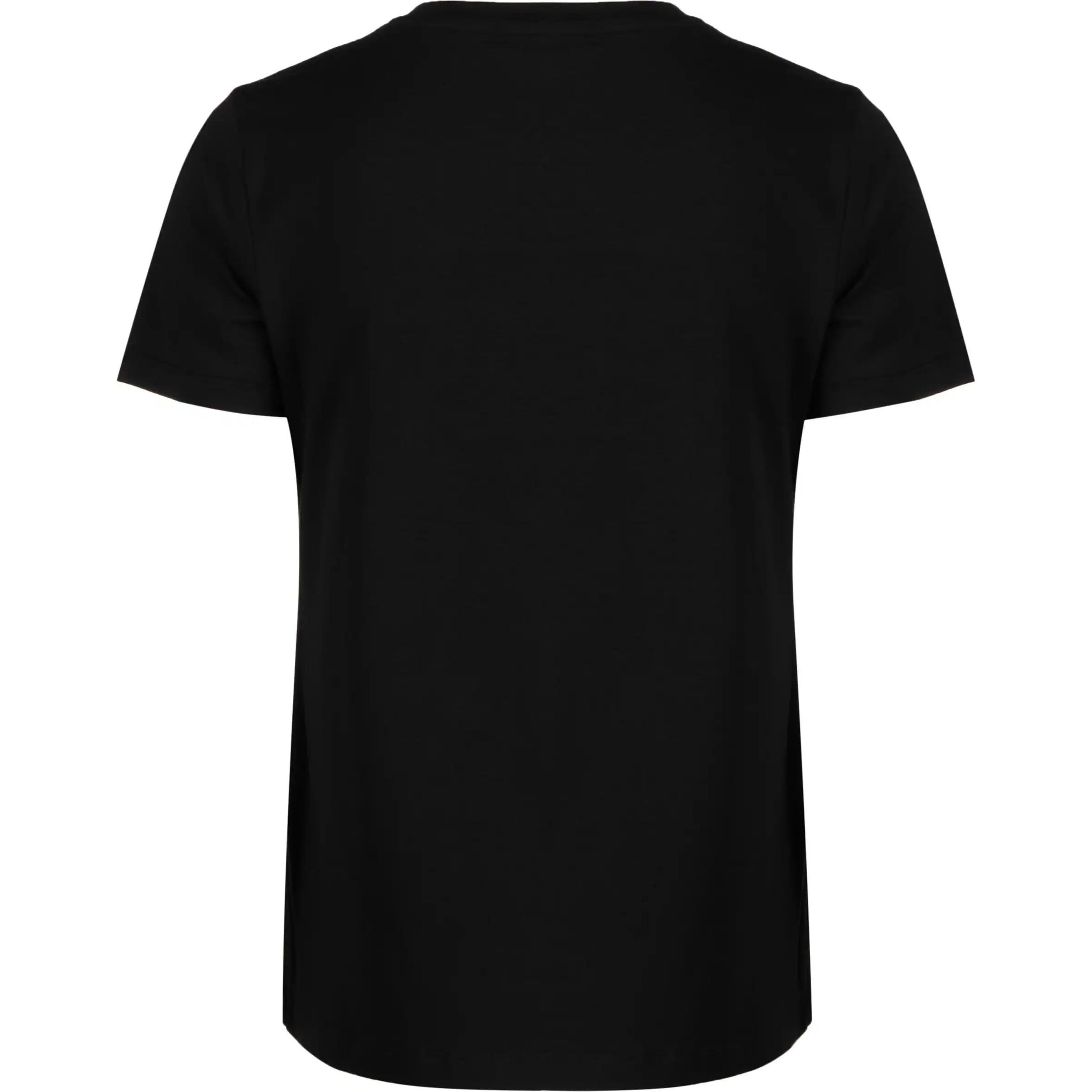 DKNY Marškinėliai trump. rankovėmis moterims, Juoda, S/s reflective logo 2