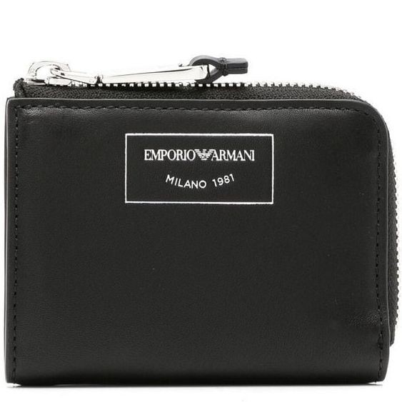 EMPORIO ARMANI Piniginė moterims, Juoda, Wallet 1