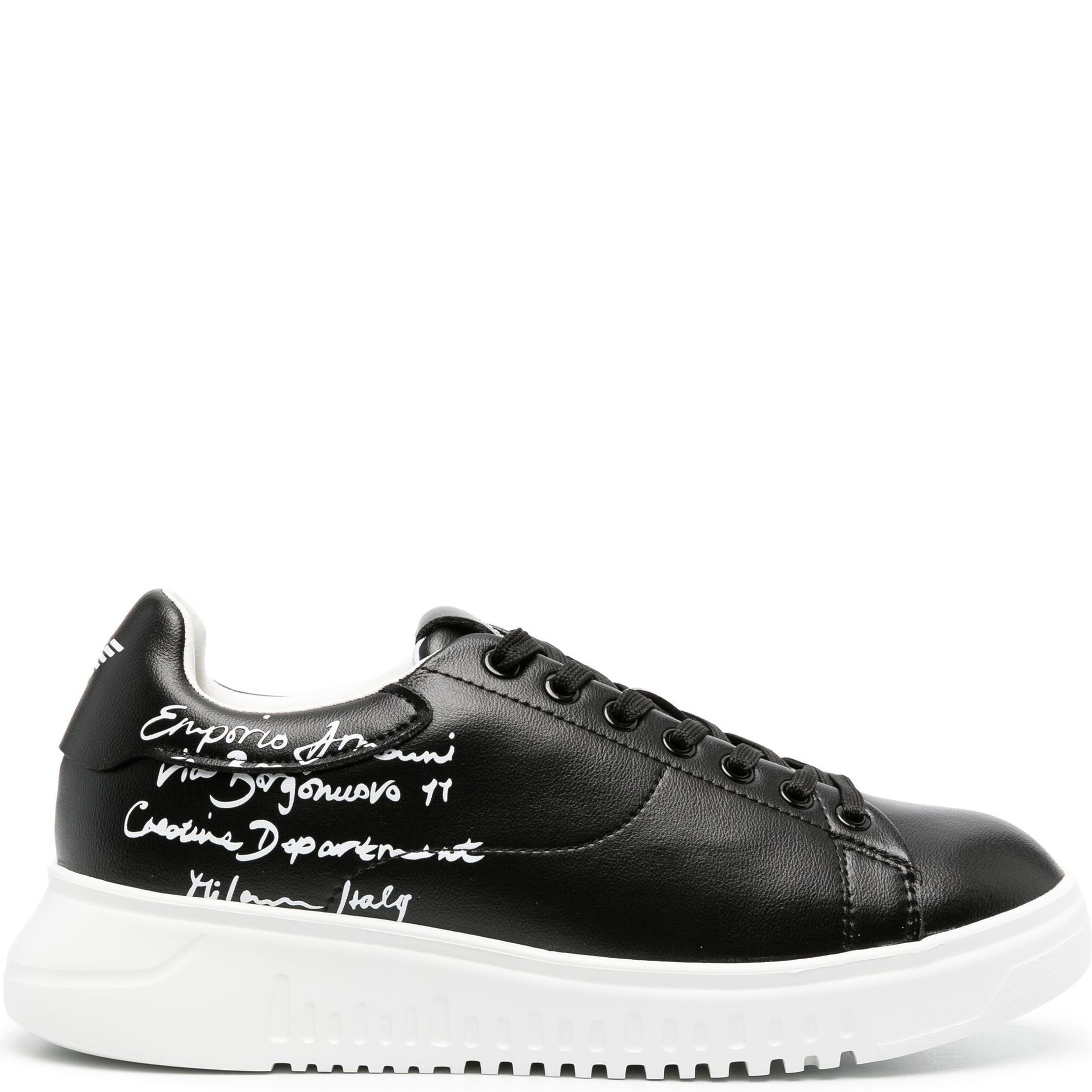 EMPORIO ARMANI Sportiniai bateliai moterims, Juoda, Sneaker 1
