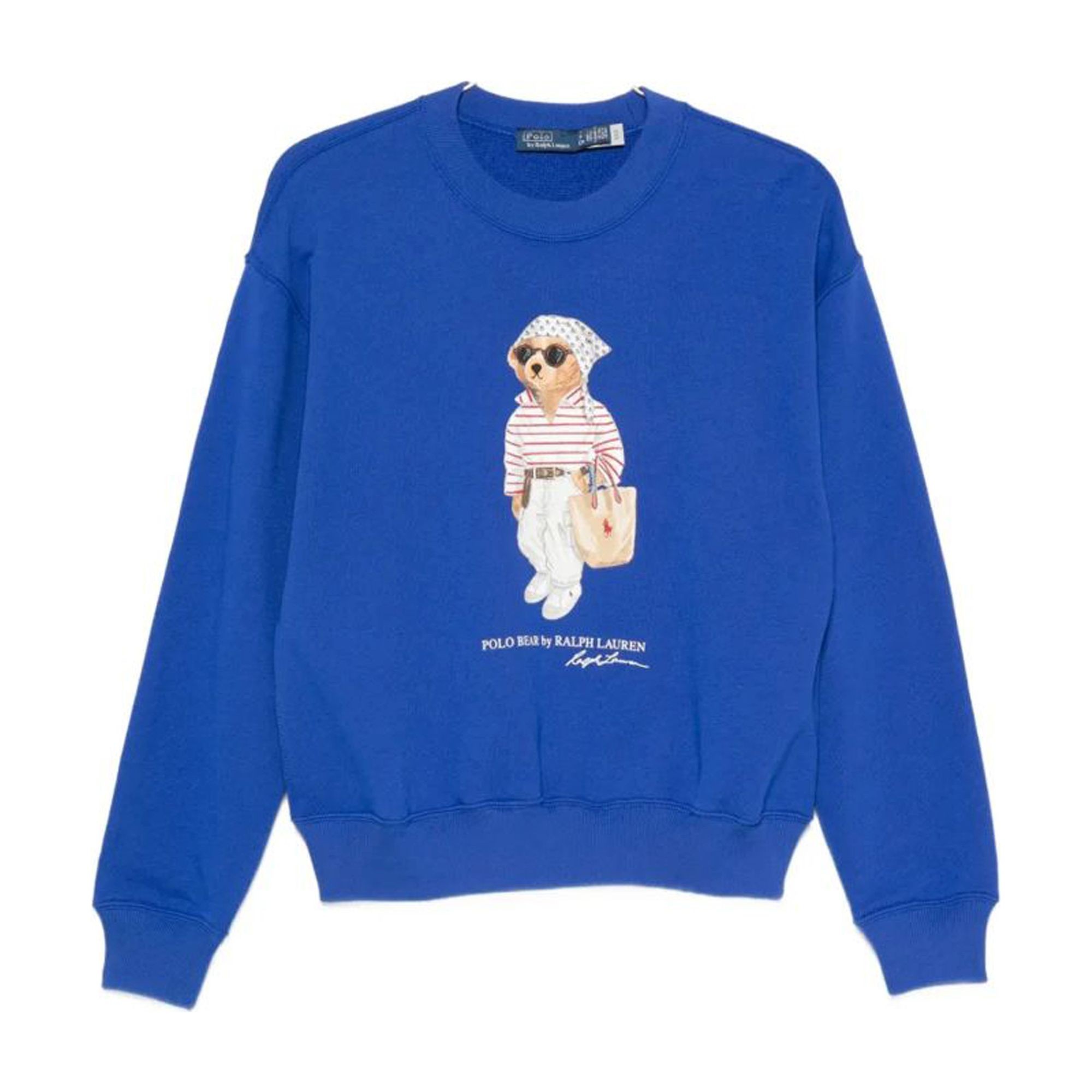 POLO RALPH LAUREN Sportinis nertinis moterims, Mėlyna, Knit-sweatshirt