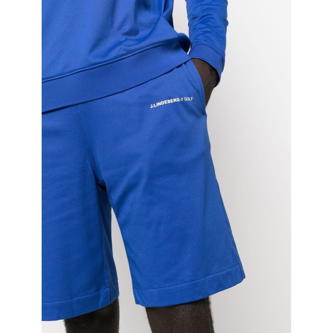 J.LINDEBERG Šortai vyrams, Mėlyna, Logo shorts 4