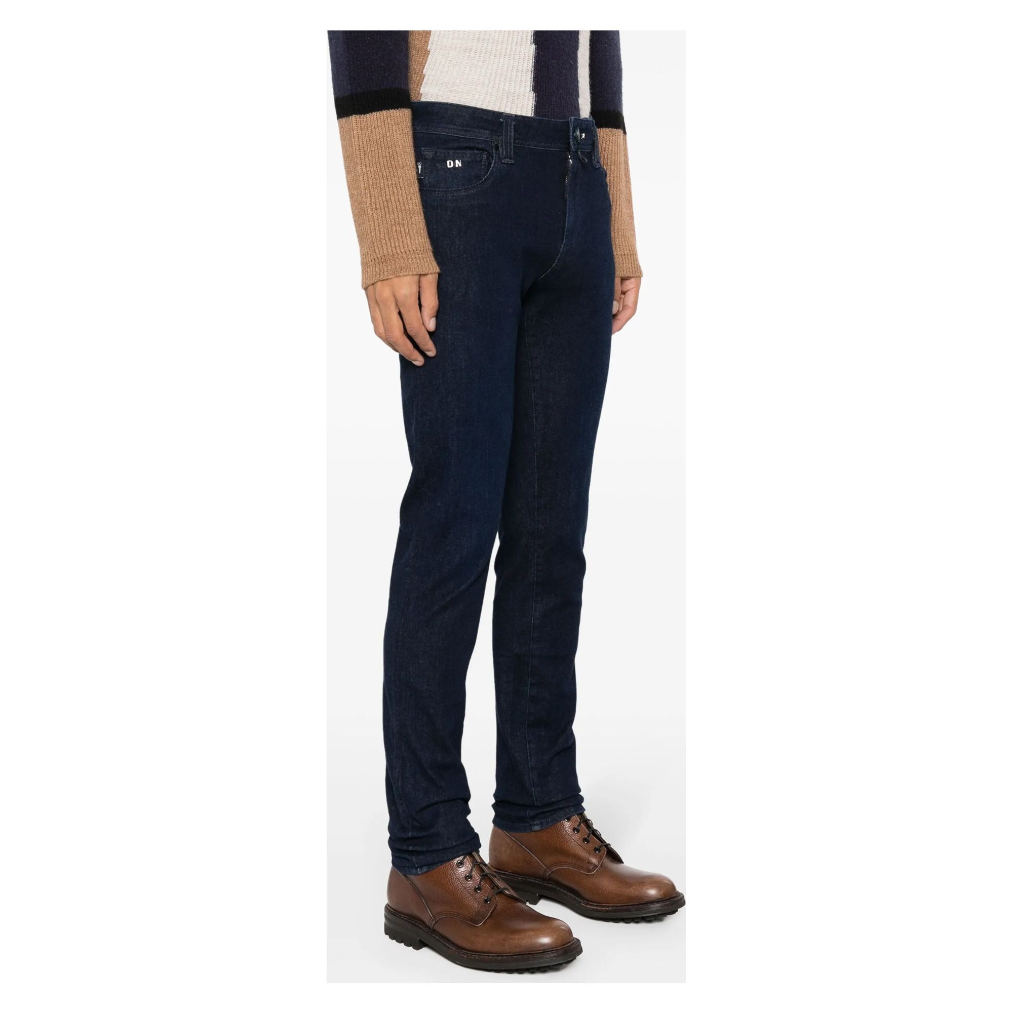 TRAMAROSSA Tiesūs džinsai vyrams, Mėlyna, Leonardo stretch jeans 3