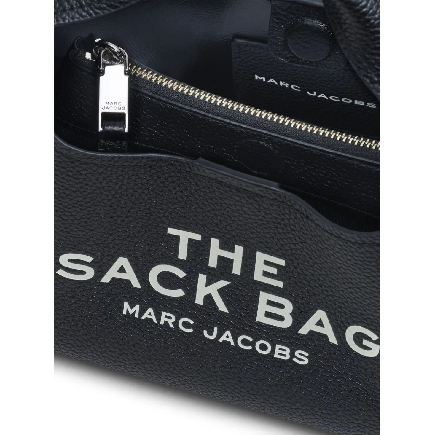 MARC JACOBS Pirkinių krepšys moterims, Juoda, The mini sack 5