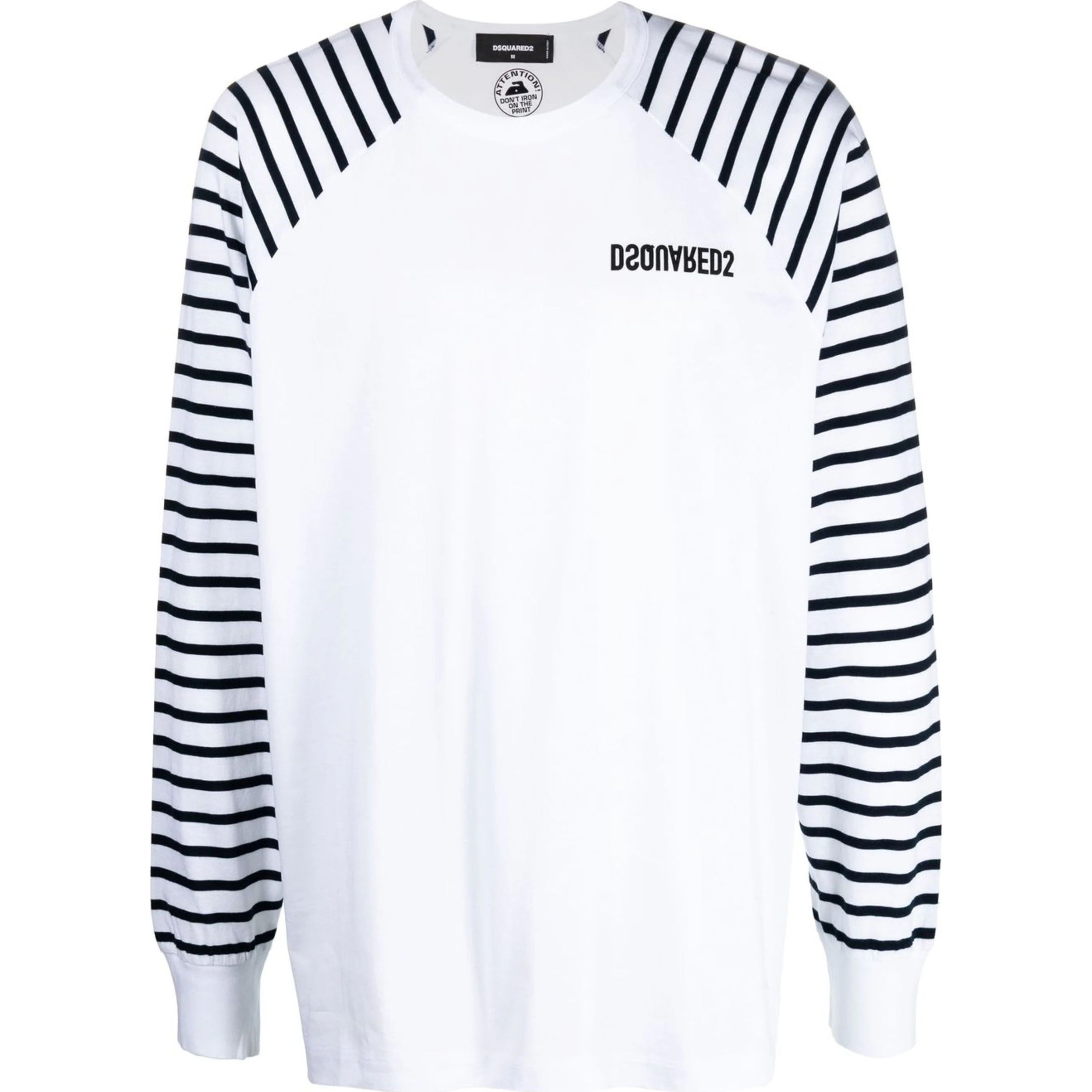 DSQUARED2 Marškinėliai trump. rankovėmis vyrams, Balta, Short sleeve t-shirt