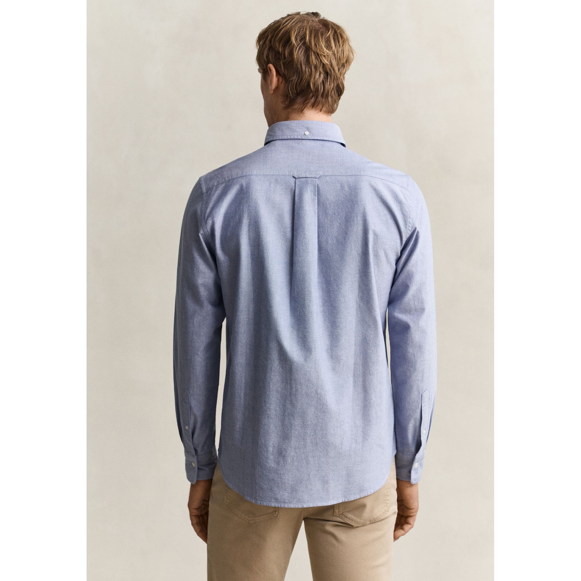 GANT Marškiniai ilgomis rankovėmis vyrams, Mėlyna, Classic oxford shirt 3