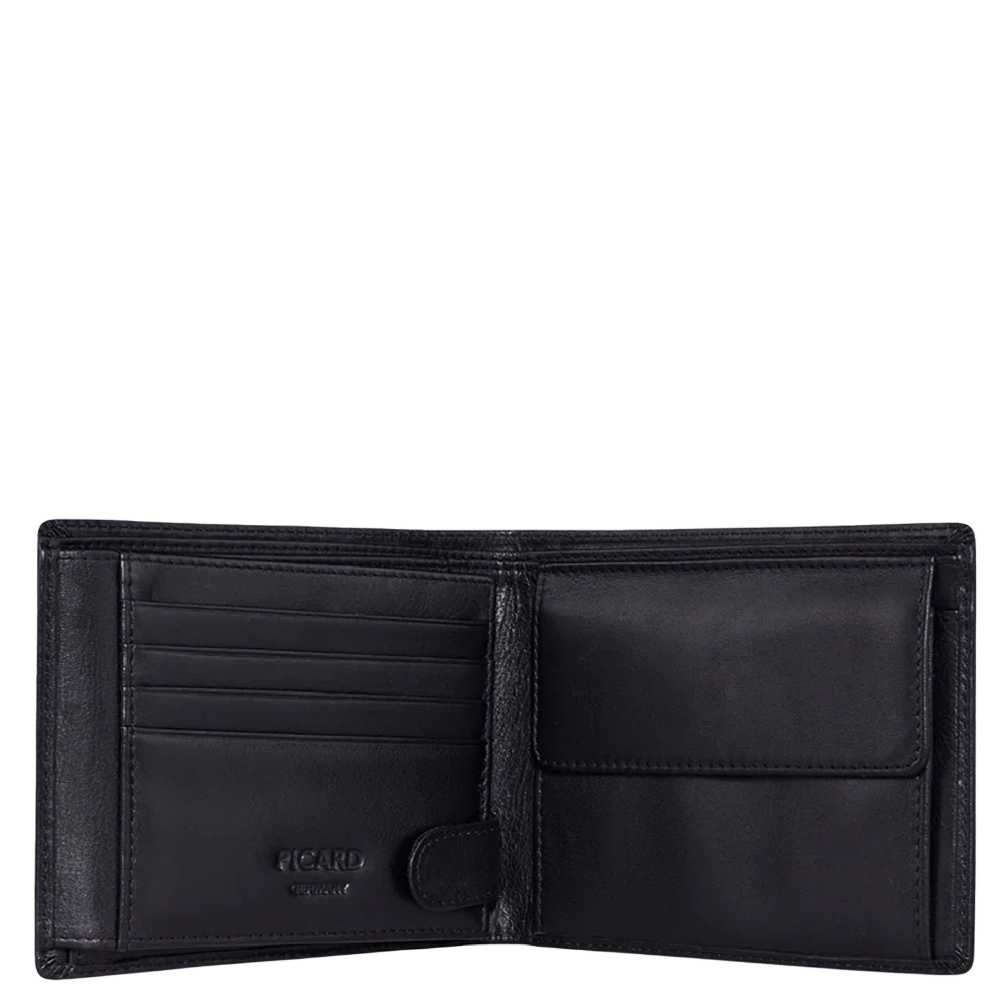 PICARD Piniginė, Juoda, Wallet 4