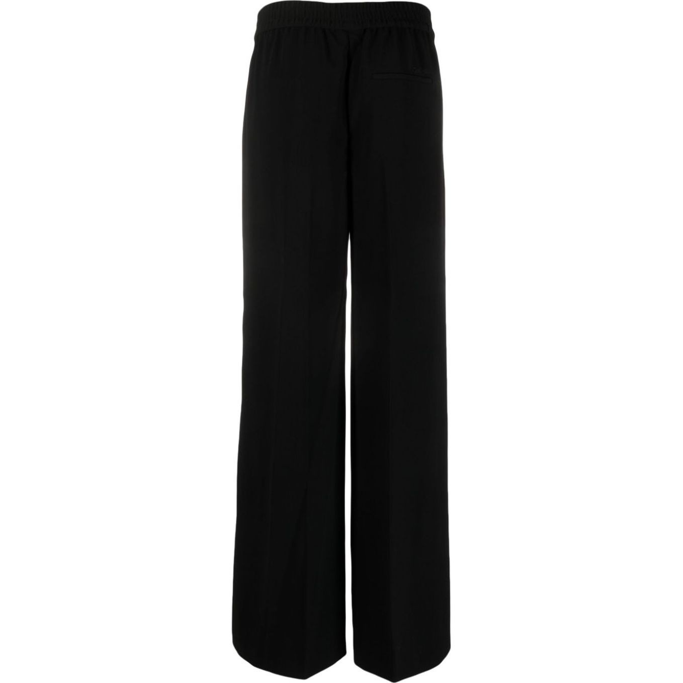 CALVIN KLEIN Laisvalaikio kelnės moterims, Juoda, Structure twill elastic pant 2