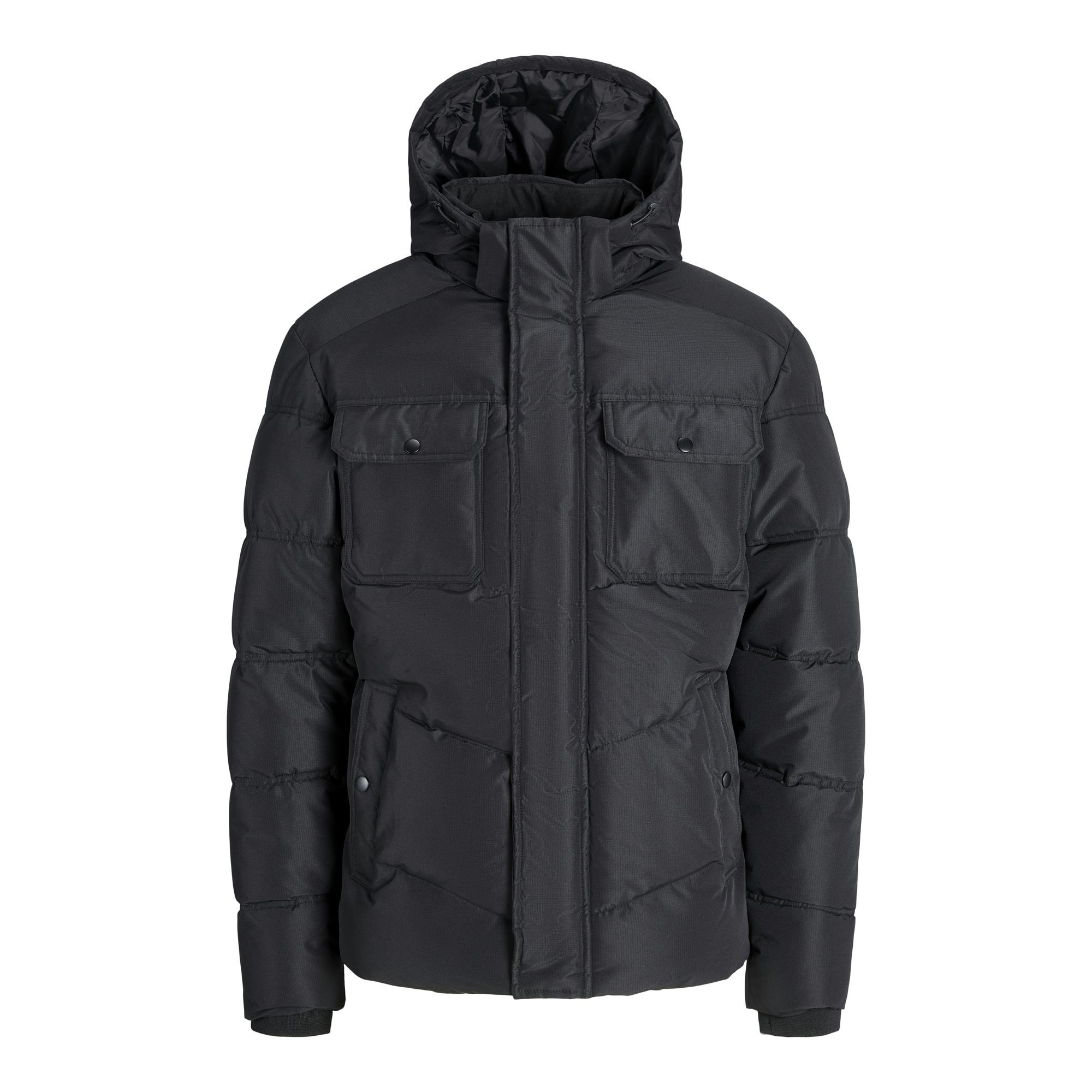 JACK & JONES Pūkinė striukė vyrams, Juoda, Morgan 1