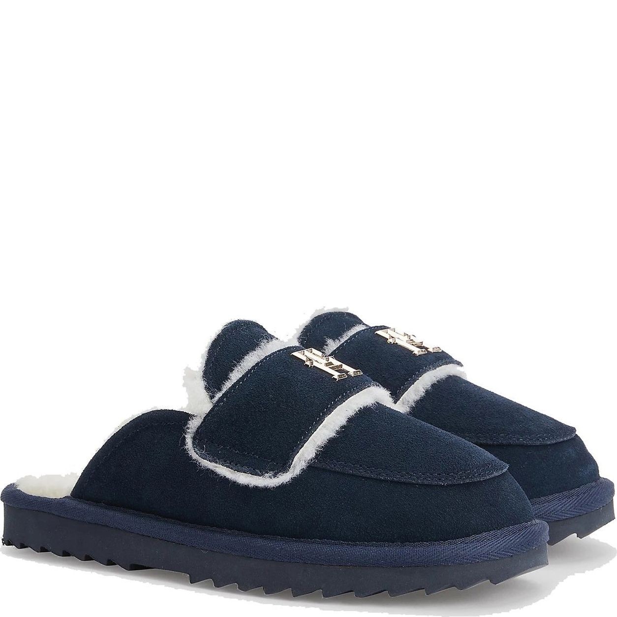 TOMMY HILFIGER Namų šlepetės moterims, Mėlyna, THGRAM LOAFER SLIPPERS 1
