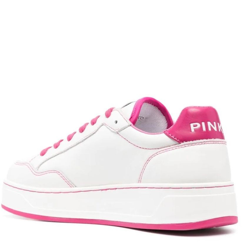 PINKO Laisvalaikio bateliai moterims, Balta, Bondy 2.0 sneaker pelle vitell 3