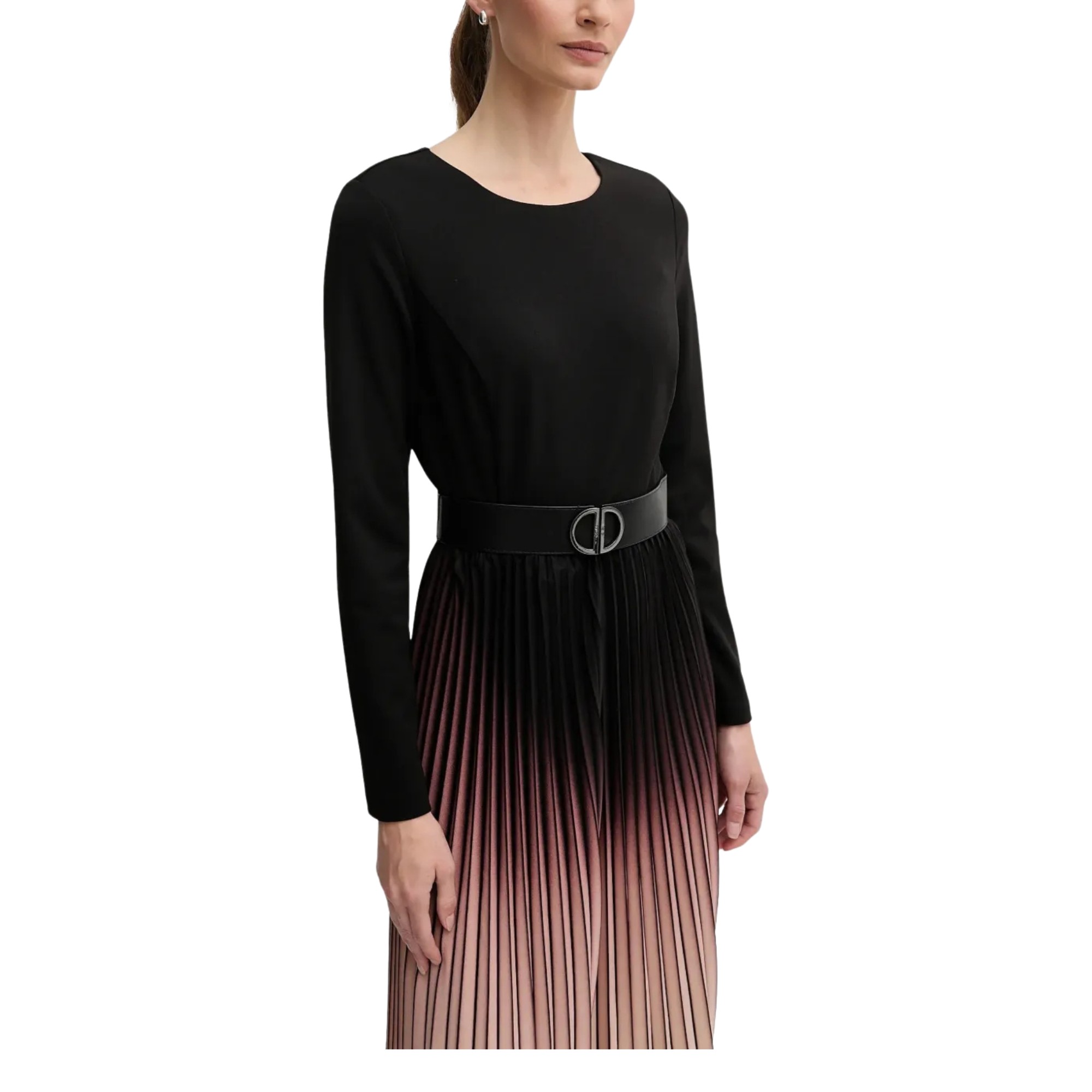 DKNY Midi suknelė moterims, Marga, L/s ombre sunburst p 3