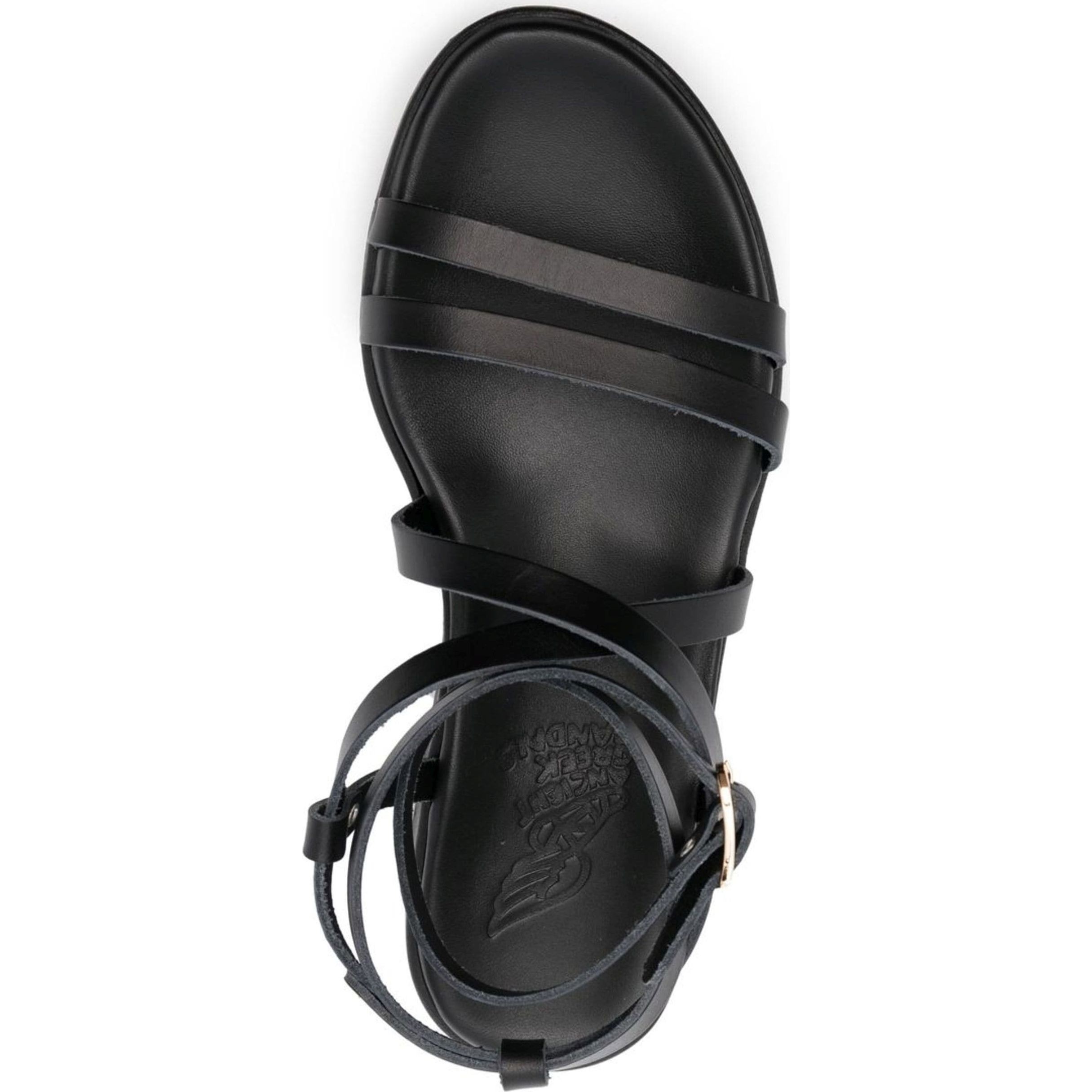 ANCIENT GREEK SANDAL Basutės moterims, Juoda, Aristea vachetta sandals 4