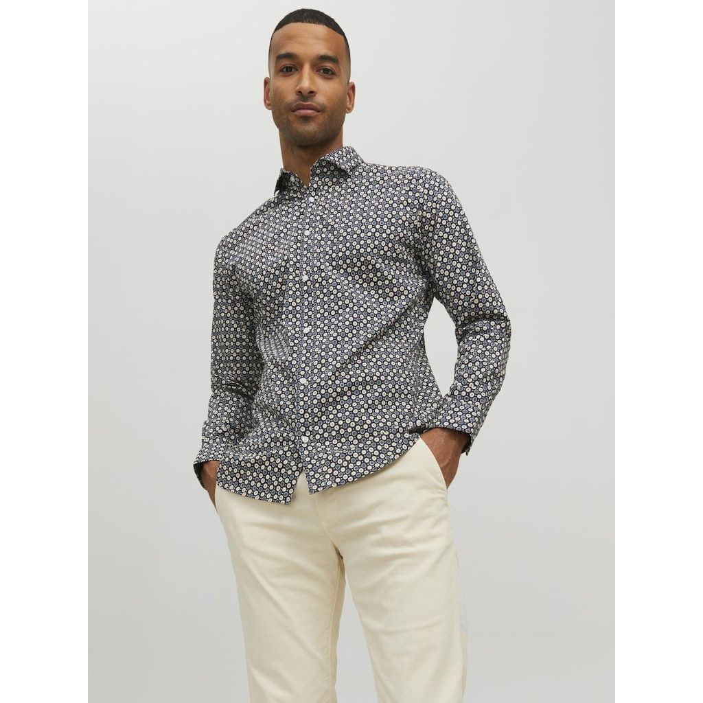 JACK & JONES Marškiniai vyrams, Navy, JPRBLABLACKPOOL 5