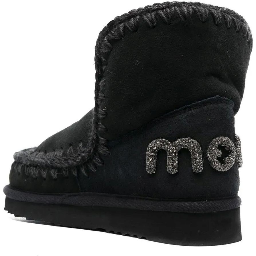MOU Aulinukai moterims, Juoda, Eskimo 18 glitter logo 3
