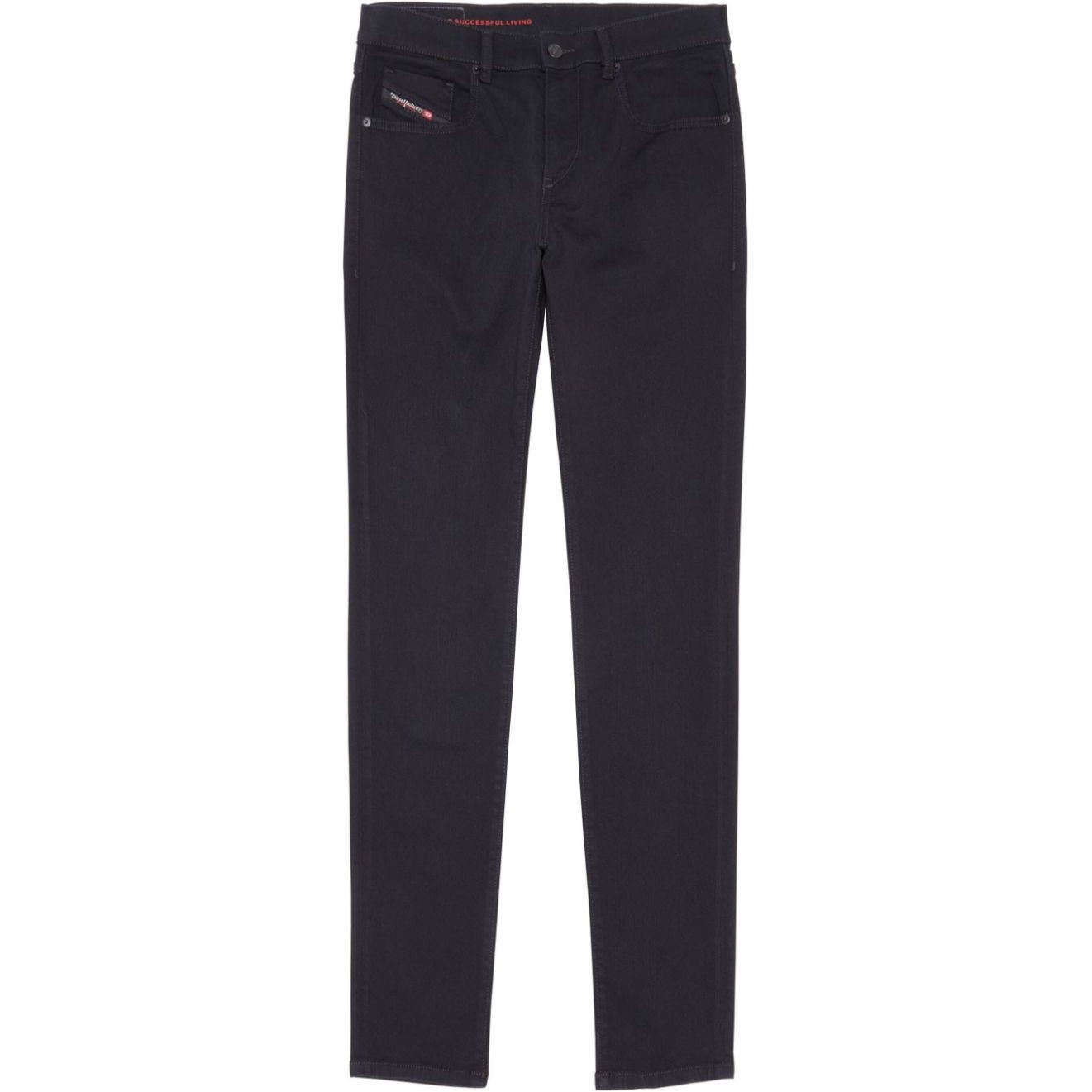 DIESEL Tiesūs džinsai -vyrams, Juoda, 2019 d-strukt l.32 trousers 1