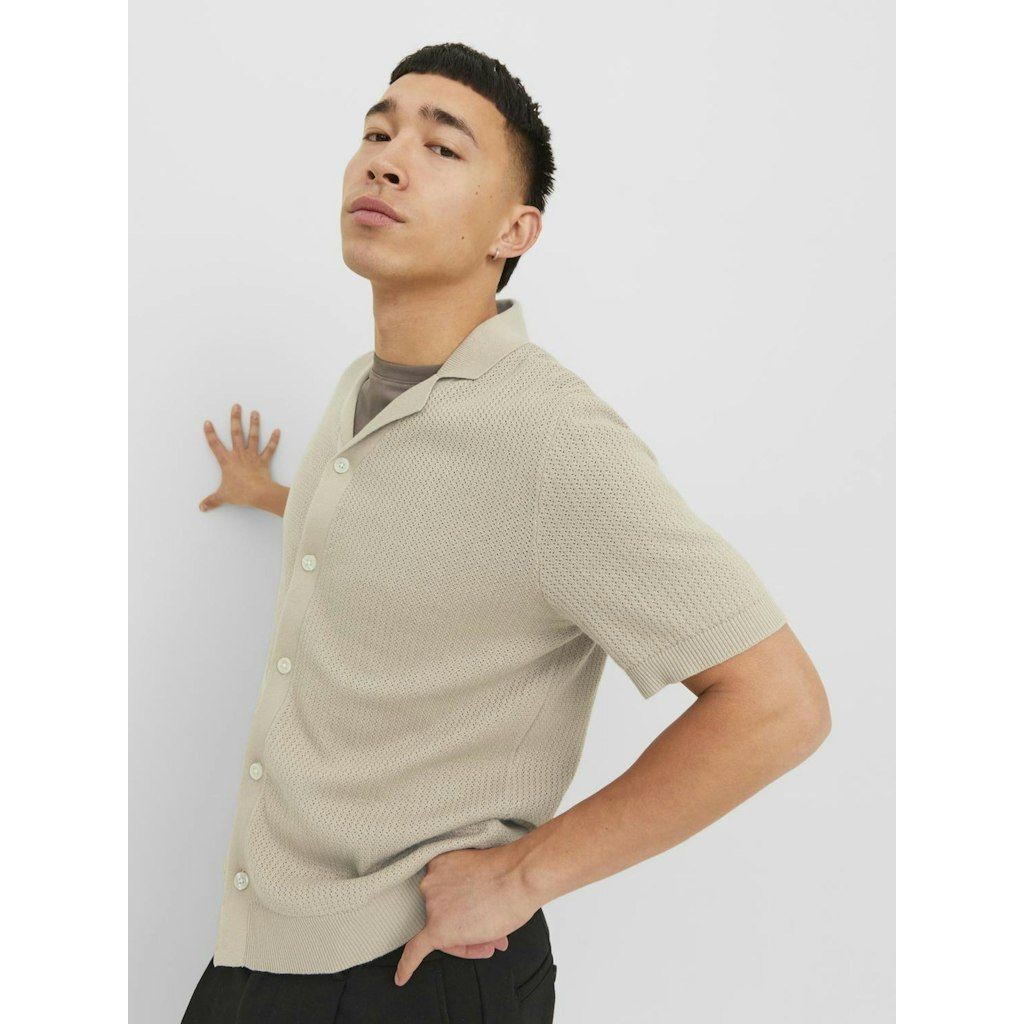 JACK & JONES Megztinis vyrams, Balta, JPRBLAWOODY KNI 6