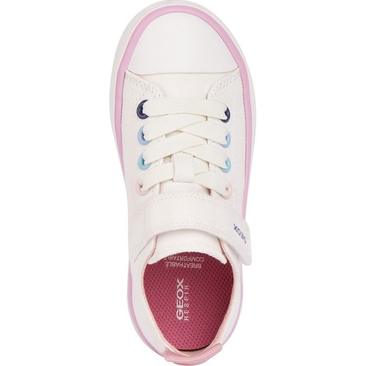 GEOX Sportbačiai mergaitėms, Balta, Gisli sneakers 5
