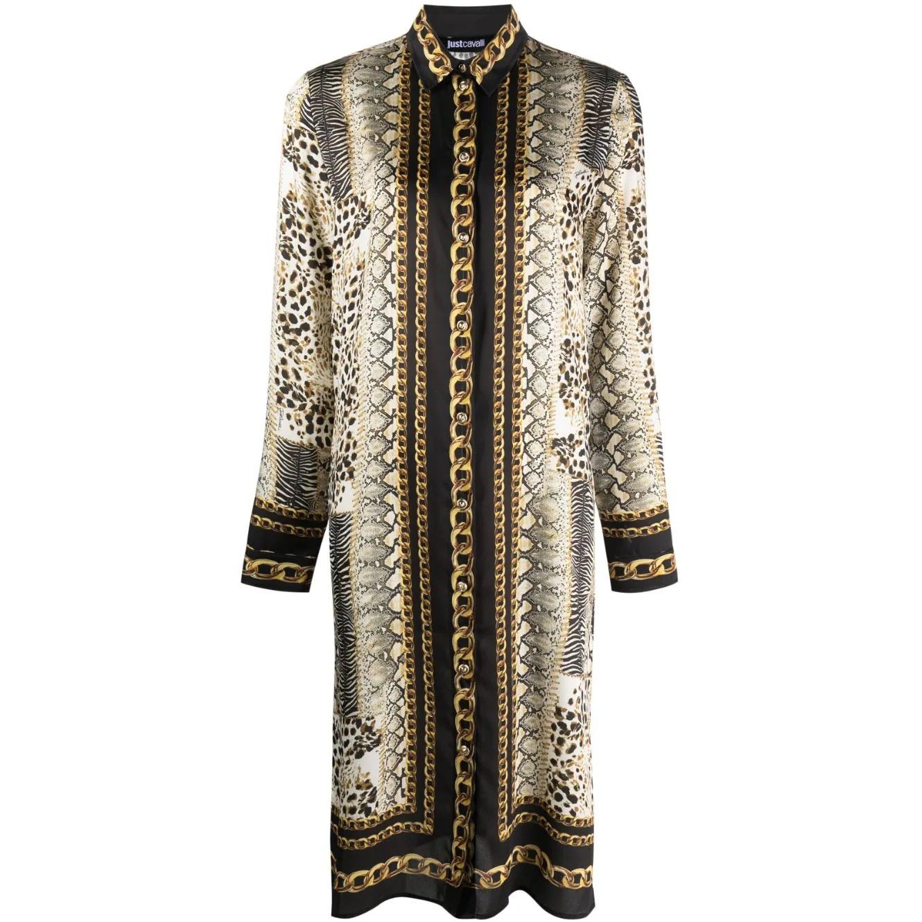 JUST CAVALLI Marškiniai ilgomis rankovėmis moterims, Kūno, Long shirt 1