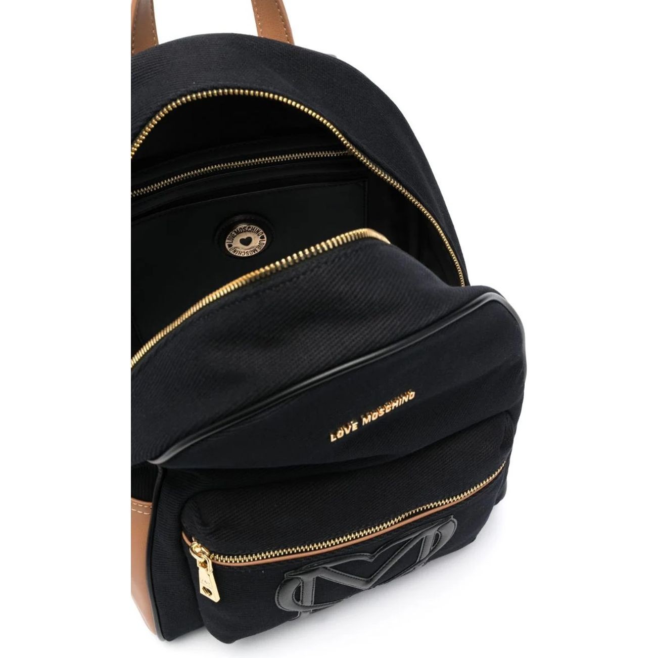 LOVE MOSCHINO Kuprinė moterims, Juoda, Backpack 4