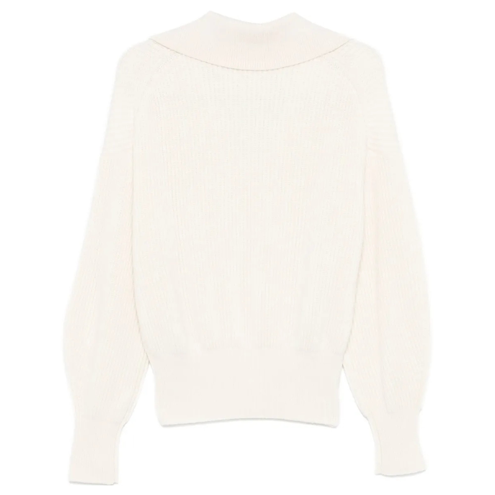 JOSEPH Megztinis moterims, Balta, Open neck sweater 2