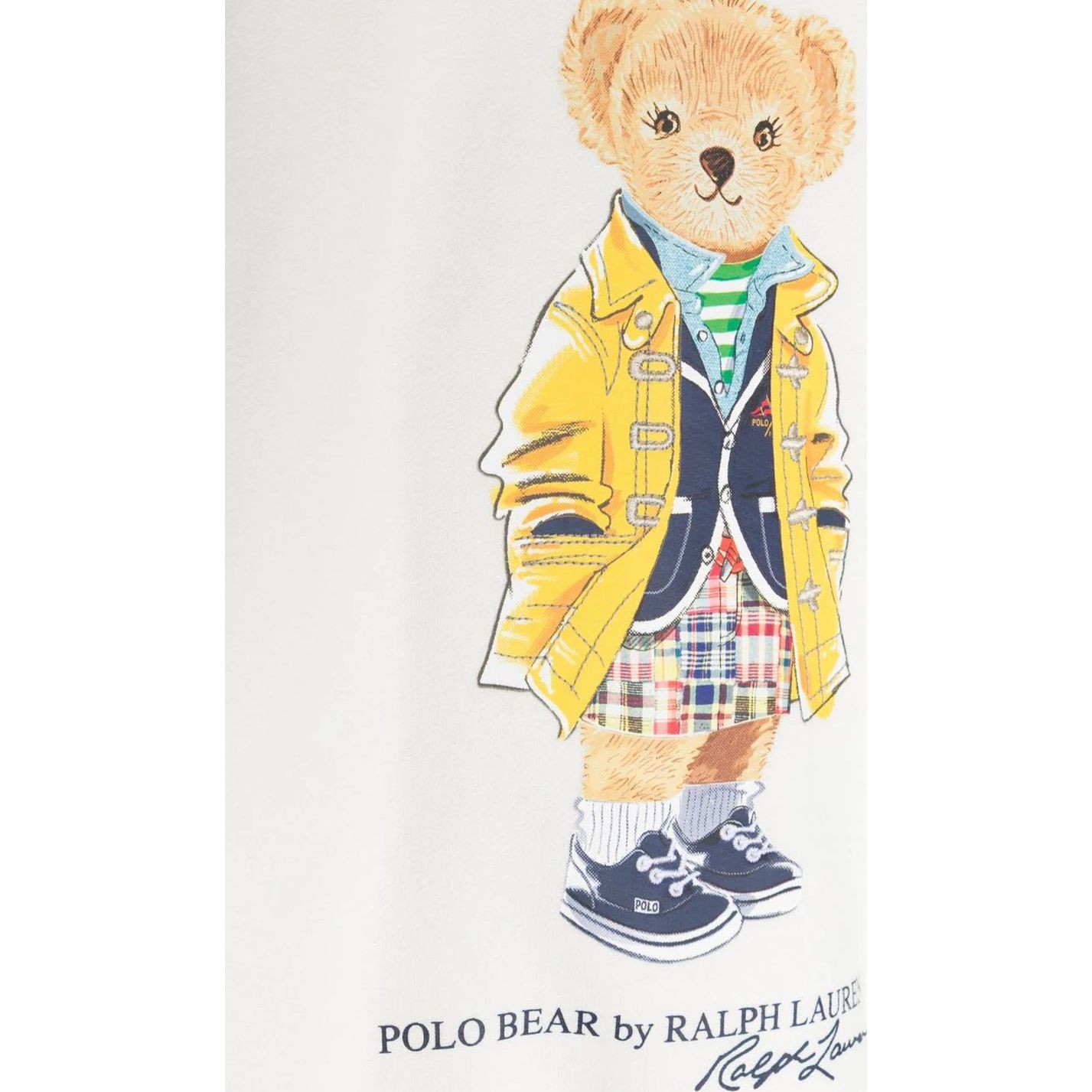 RALPH LAUREN KIDS Sportinis nertinis mergaitėms, Balta, Bear sweatshirt (7-16) 2