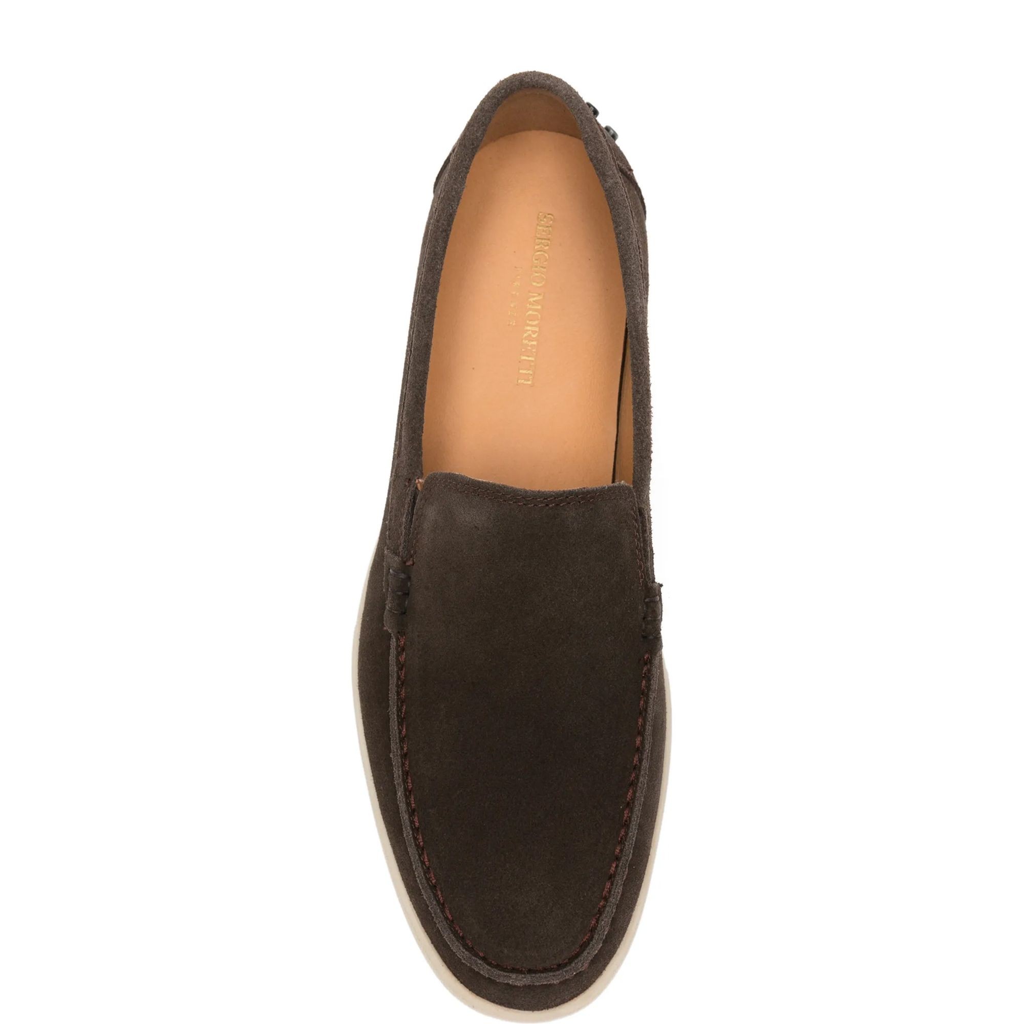 SERGIO MORETTI Loaferiai vyrams, Ruda, Loafers 4