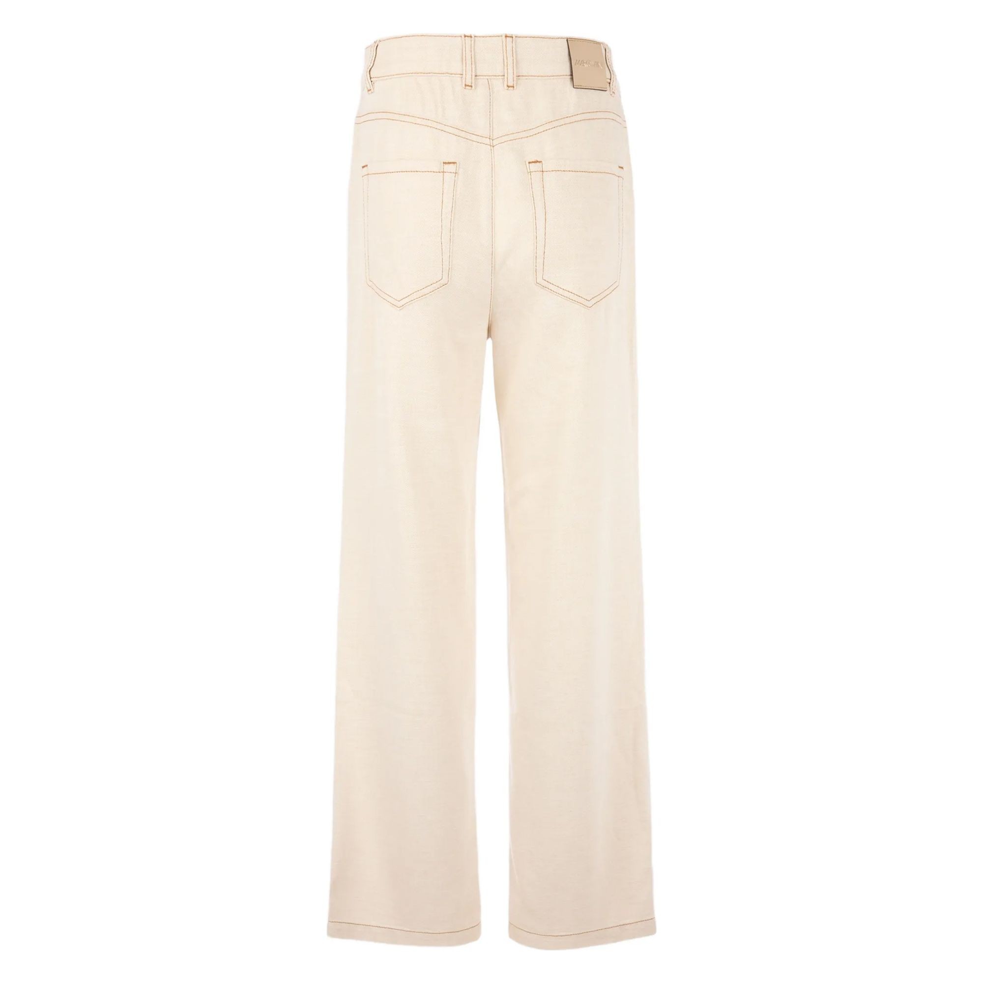 MARC CAIN Tiesūs džinsai moterims, Smėlio, Jeans 2