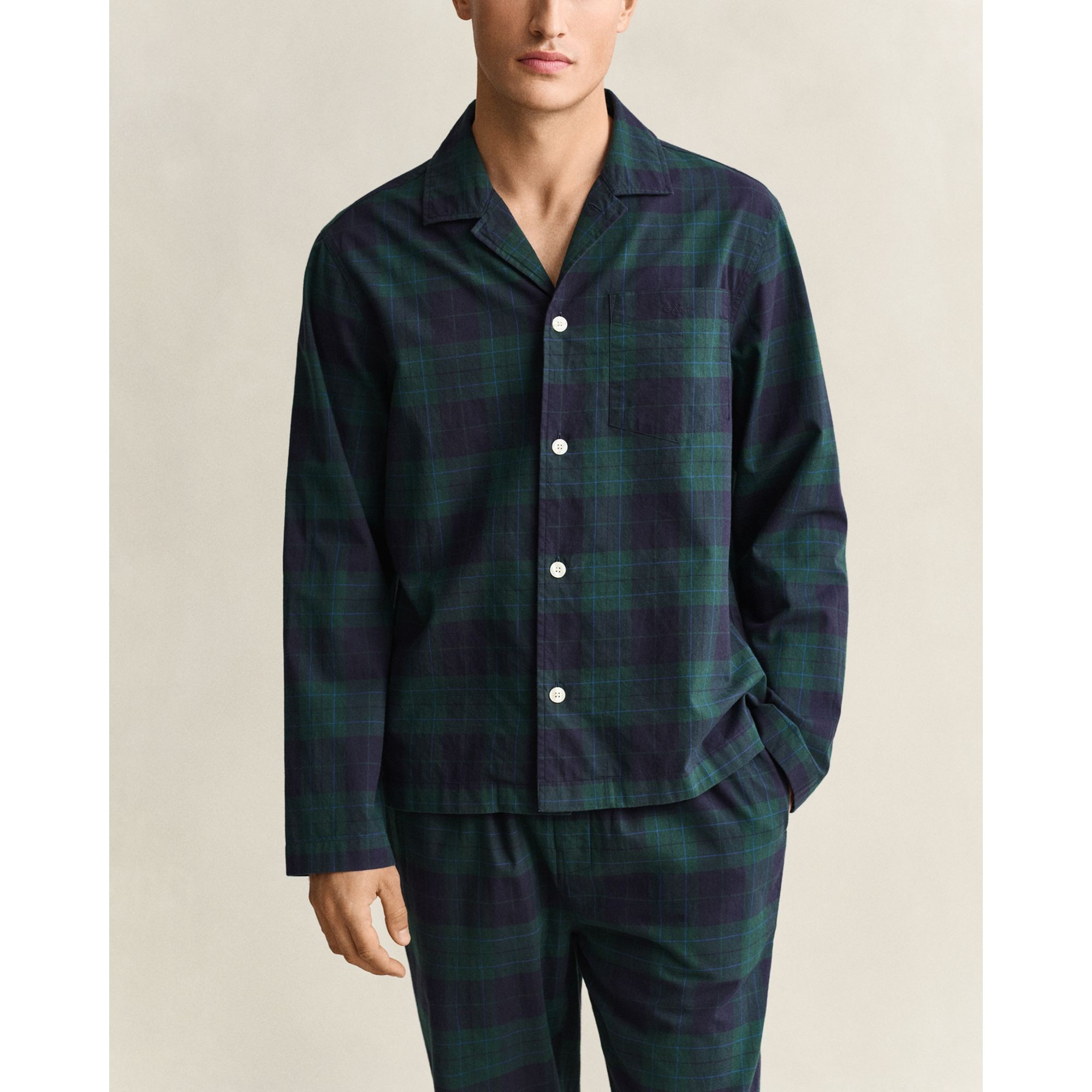 GANT Pižama vyrams, Žalia, Checked pajama set giftbox 5