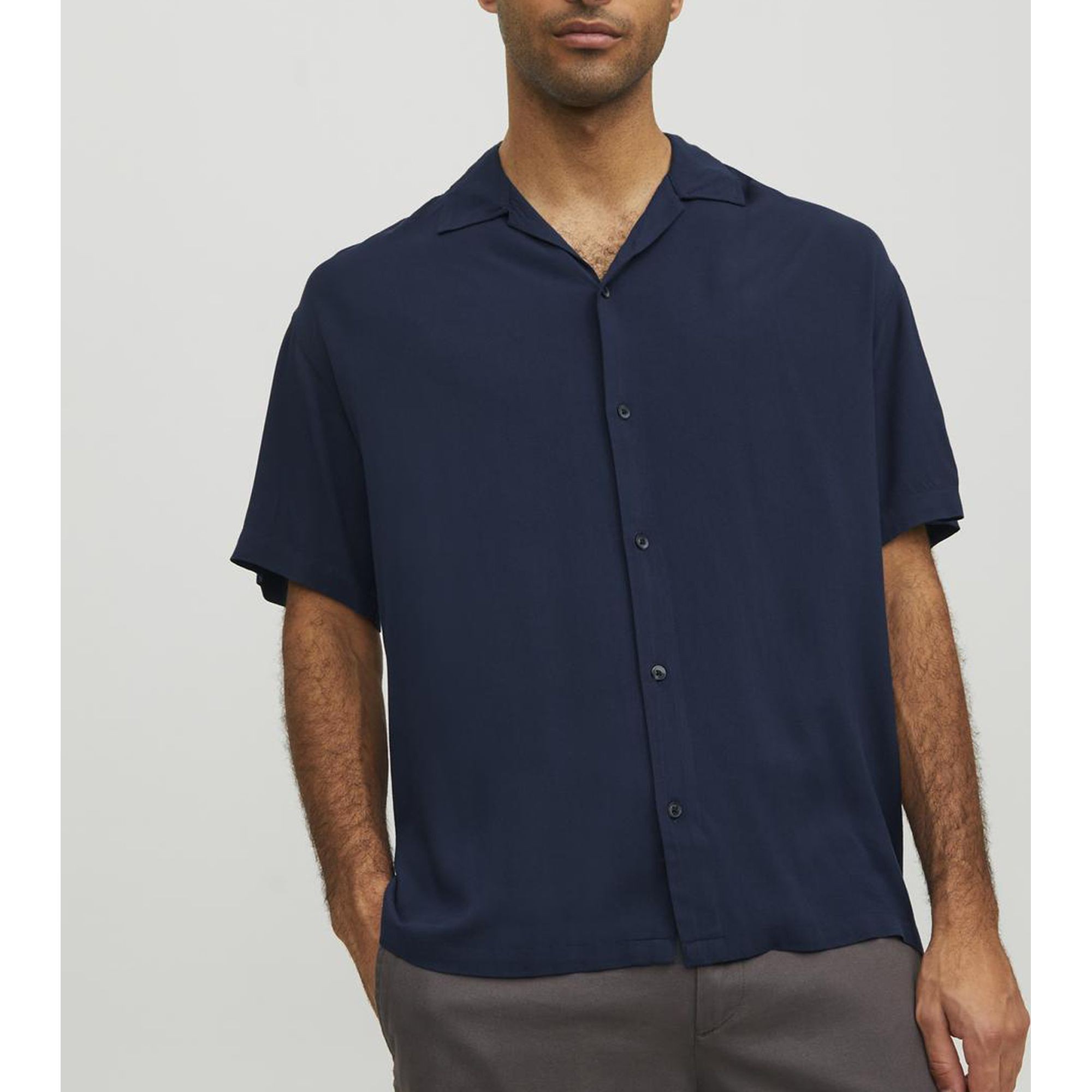 JACK & JONES Marškiniai vyrams, Navy Blazer, JJEJEFF RESORT SHIRT 6