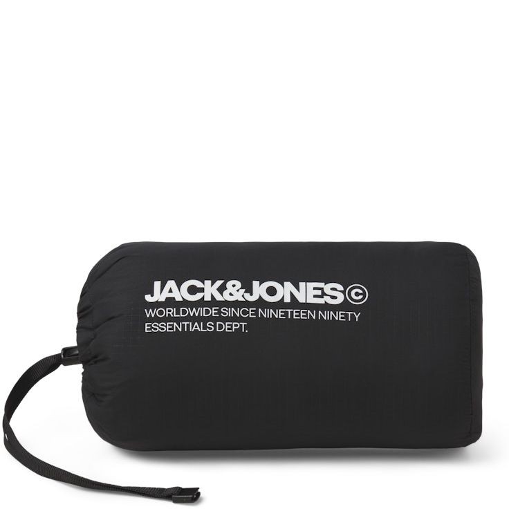 JACK & JONES Lengva striukė vyrams, Juoda, State packable puffer collar 2