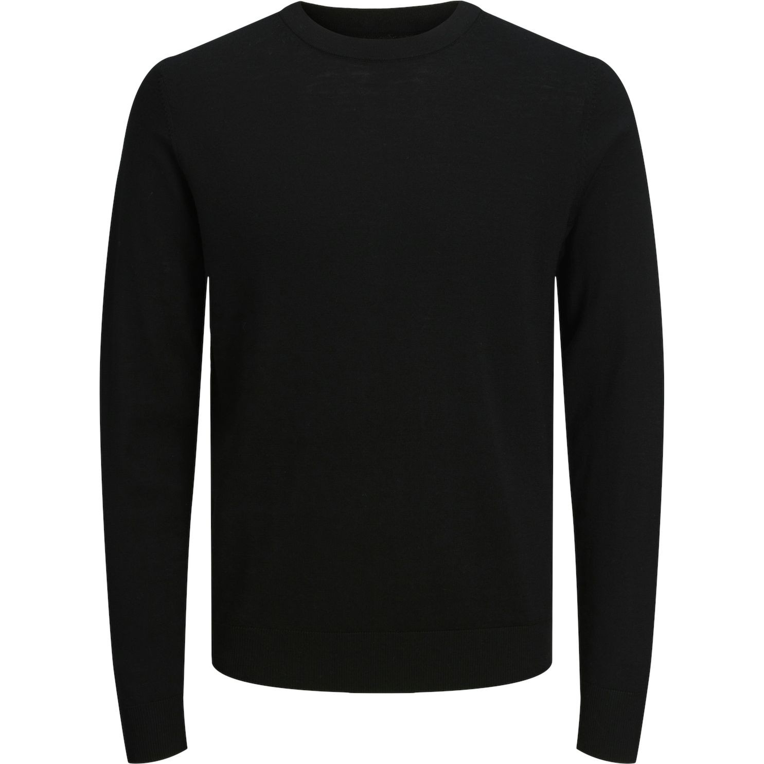 JACK & JONES Megztinis vyrams, Juoda, JPRBLABUSHWICK MERINO 1