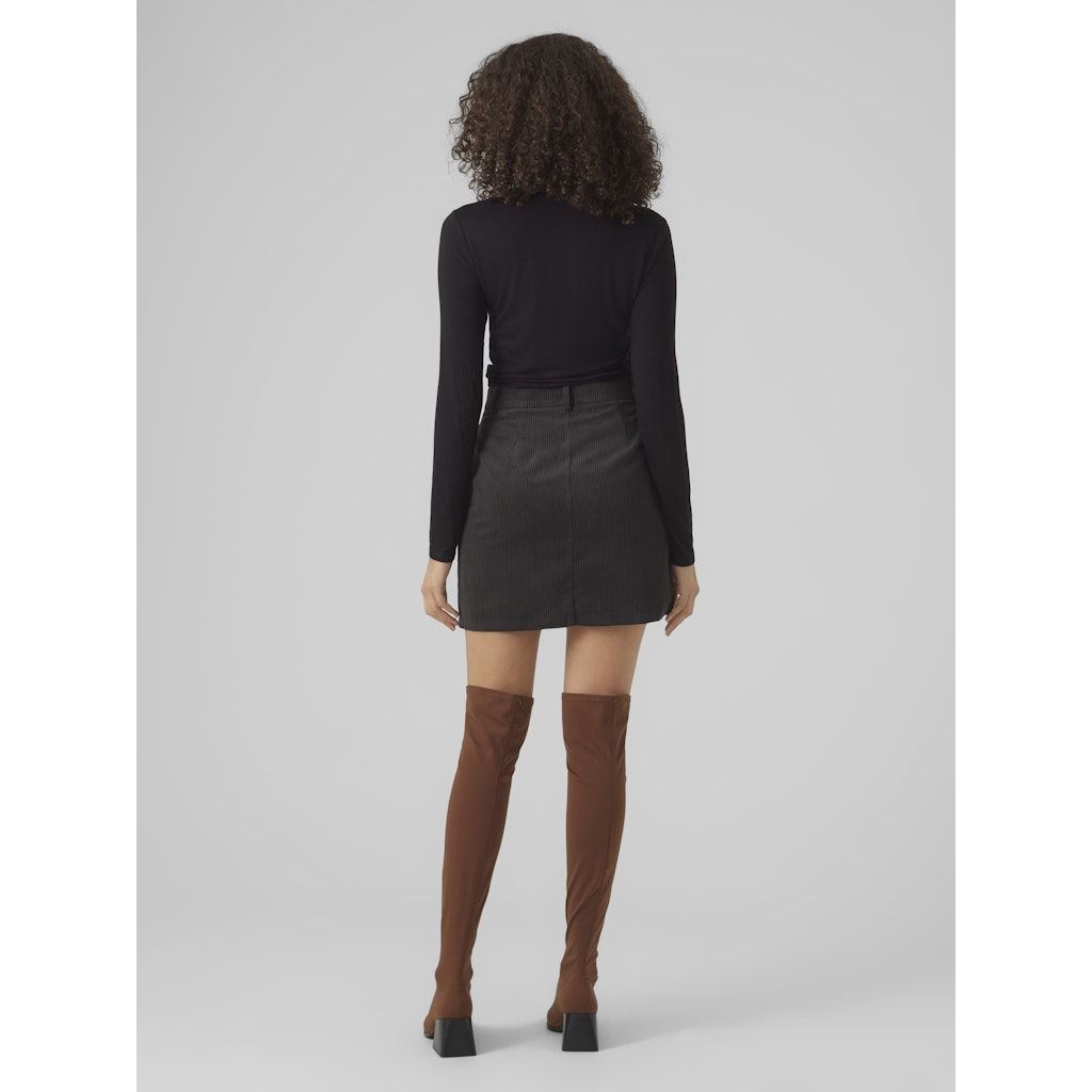 VERO MODA Palaidinės aukštinta apykakle moterims, Juoda, Alberte rollneck top 2