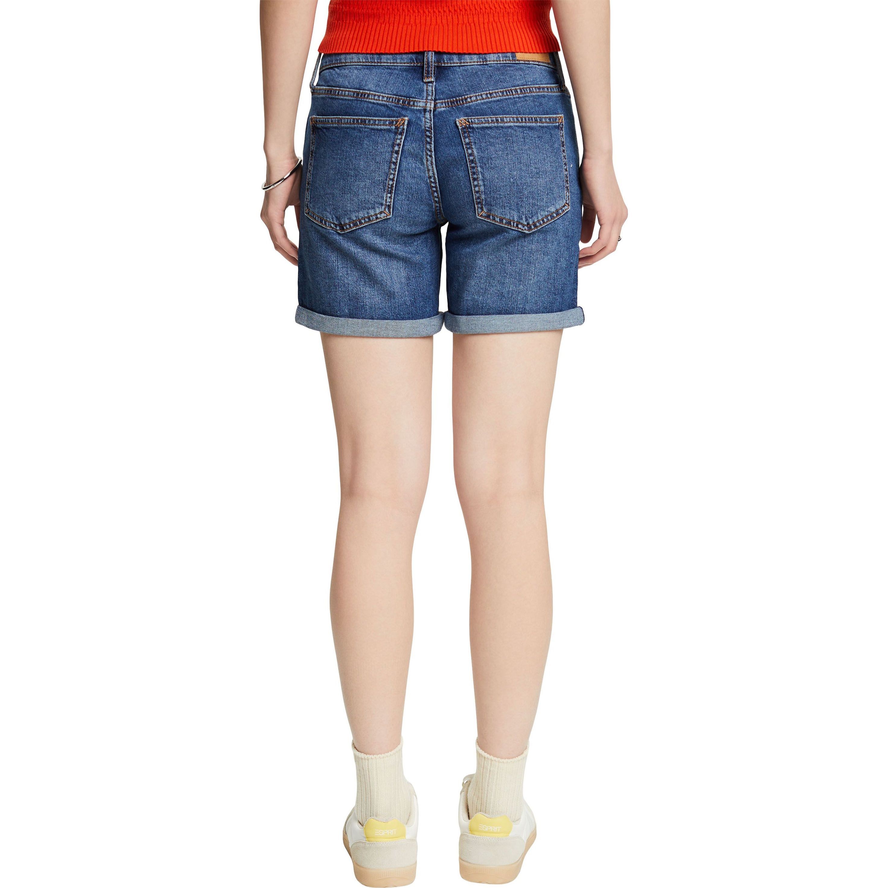 ESPRIT Šortai moterims, Mėlyna, rcs m reg Shorts, esp994ee1c308-902 3