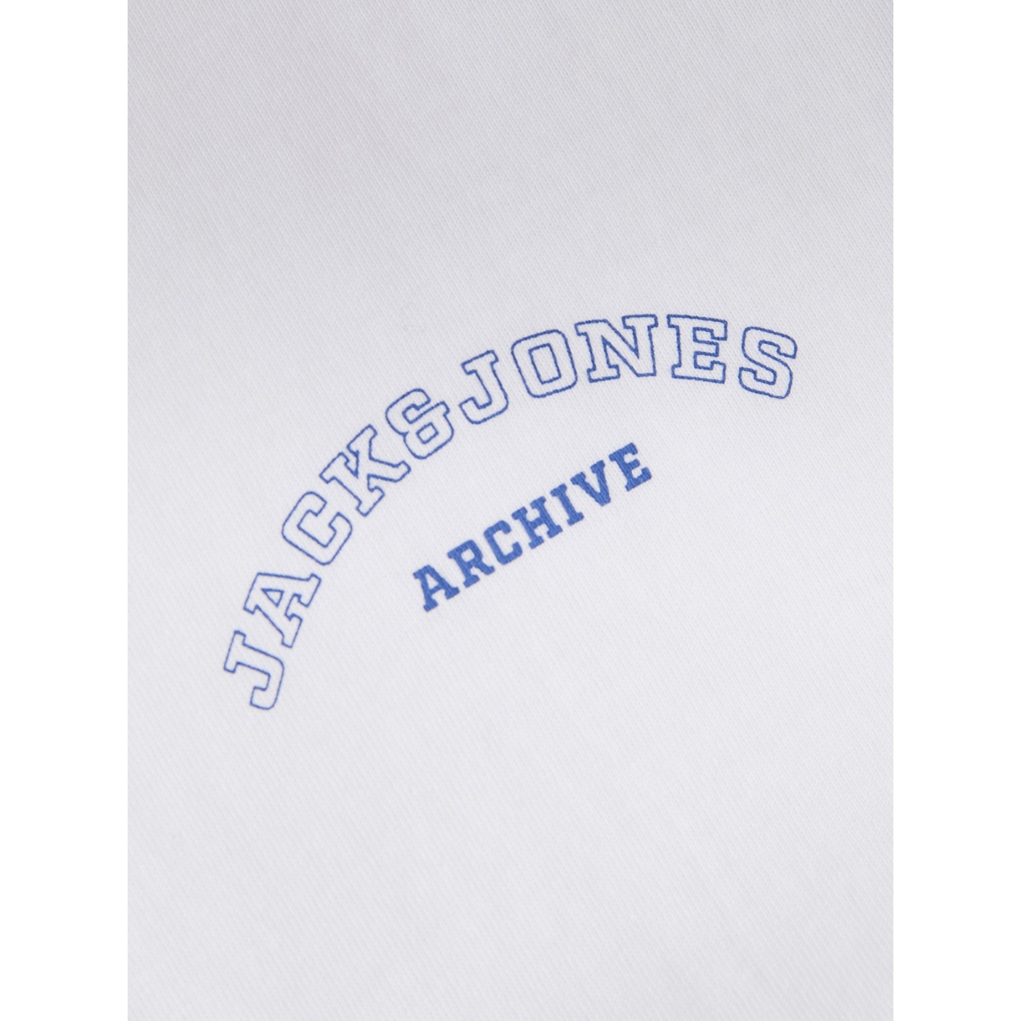JACK & JONES Marškinėliai ilgom. rankovėmis vyrams, Balta, College logo 3