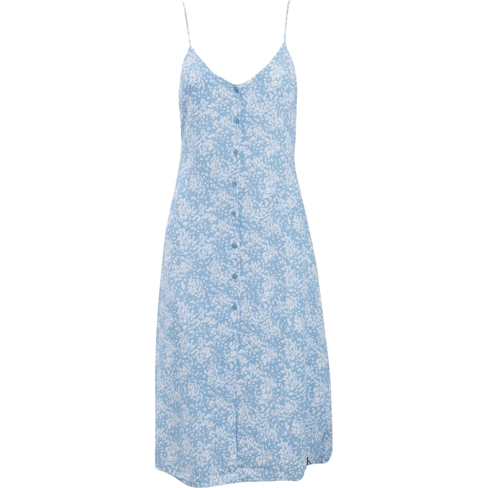 CALVIN KLEIN JEANS Mini suknelė moterims, Mėlyna, Flare dress 1
