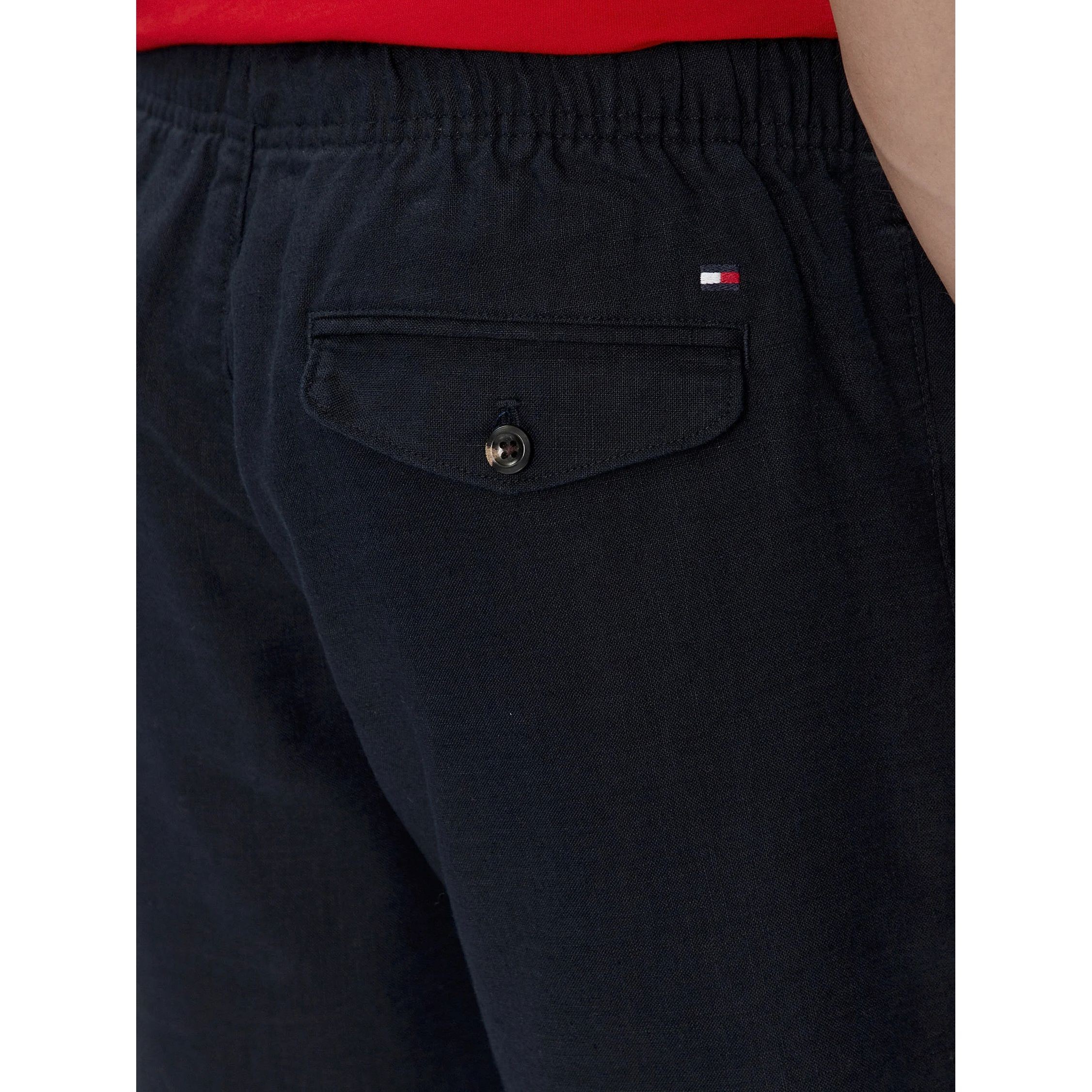 TOMMY HILFIGER Šortai vyrams, Mėlyna, Harlem po drws linen 4