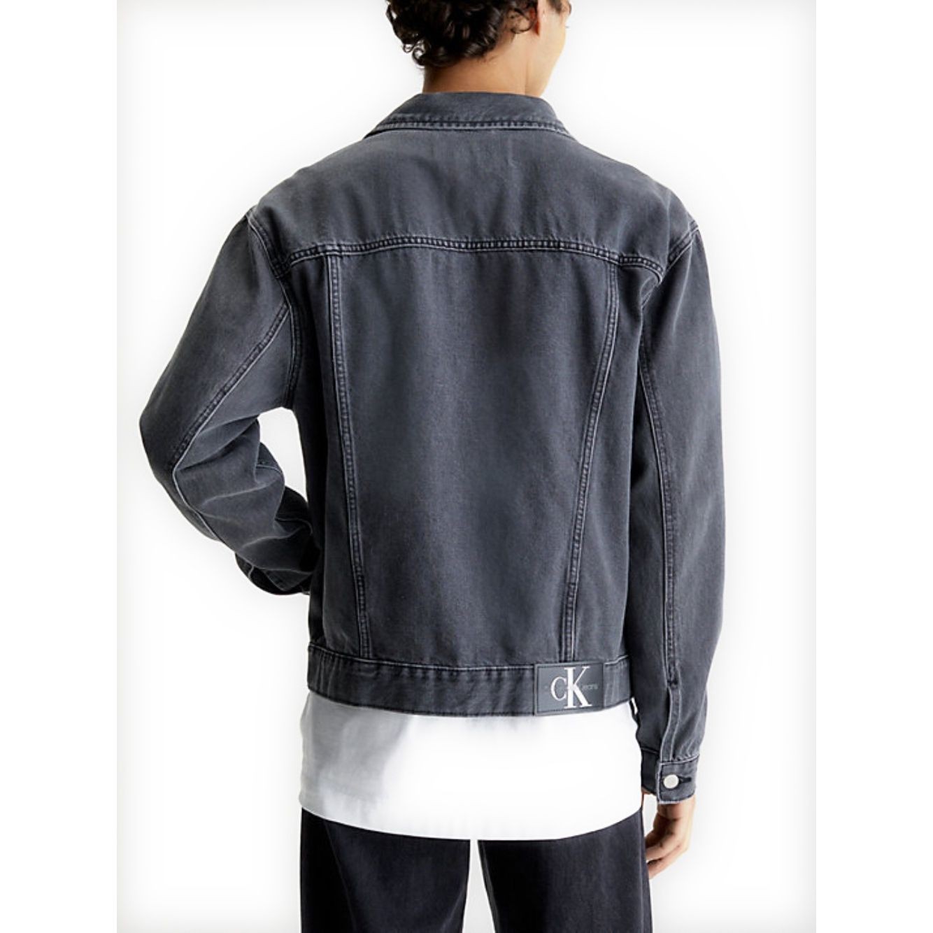 CALVIN KLEIN JEANS Džinsinis švarkas vyrams, Juoda, Regular 90s denim jacket 3