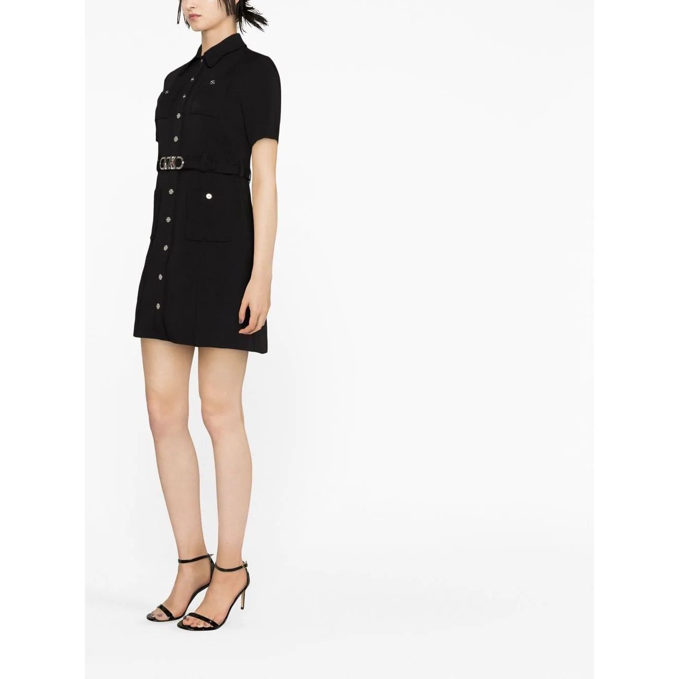 MICHAEL KORS Maxi suknelė moterims, Juoda, MK belted mod dress 4