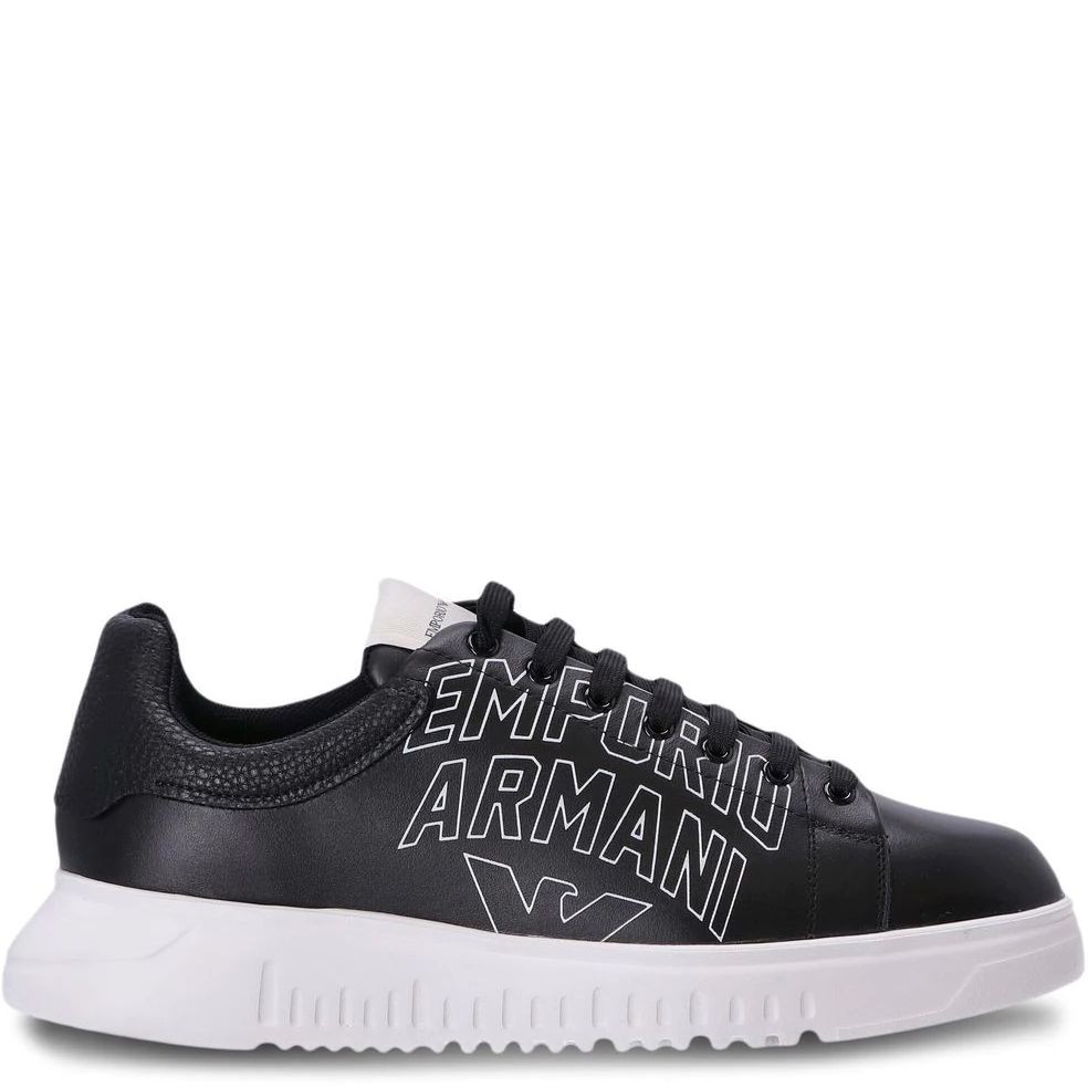 EMPORIO ARMANI Sportiniai bateliai vyrams, Juoda, Sneaker 2