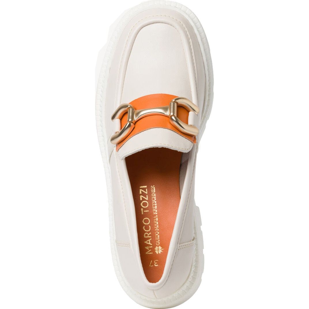 MARCO TOZZI Loaferiai moterims, Smėlio, LOAFERS 4