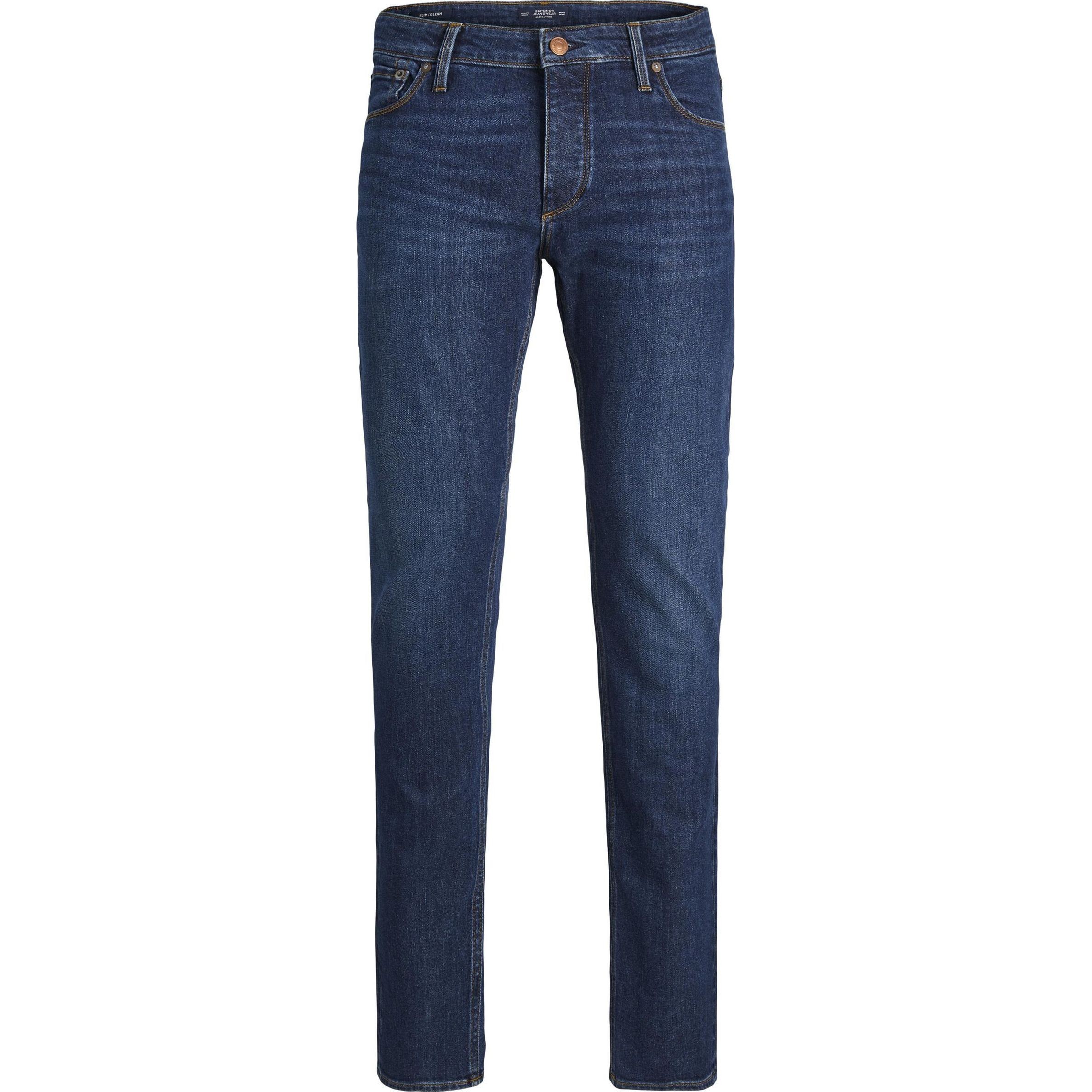 JACK & JONES Slim džinsai vyrams, Mėlyna, JJIGLENN JJEVAN AM 577 1