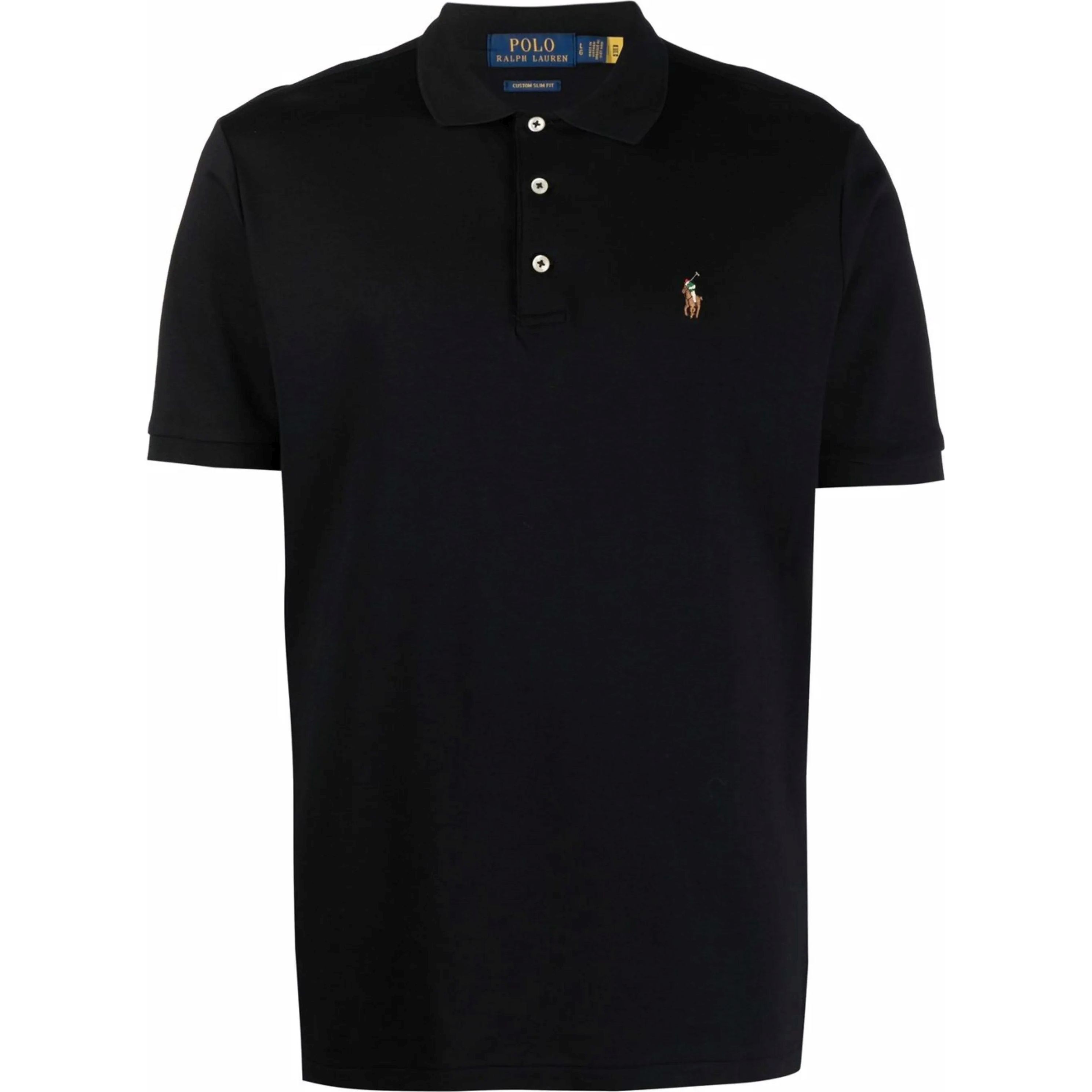 POLO RALPH LAUREN Polo marškiniai trumpos rank. vyrams, Juoda, Polo shirt 1