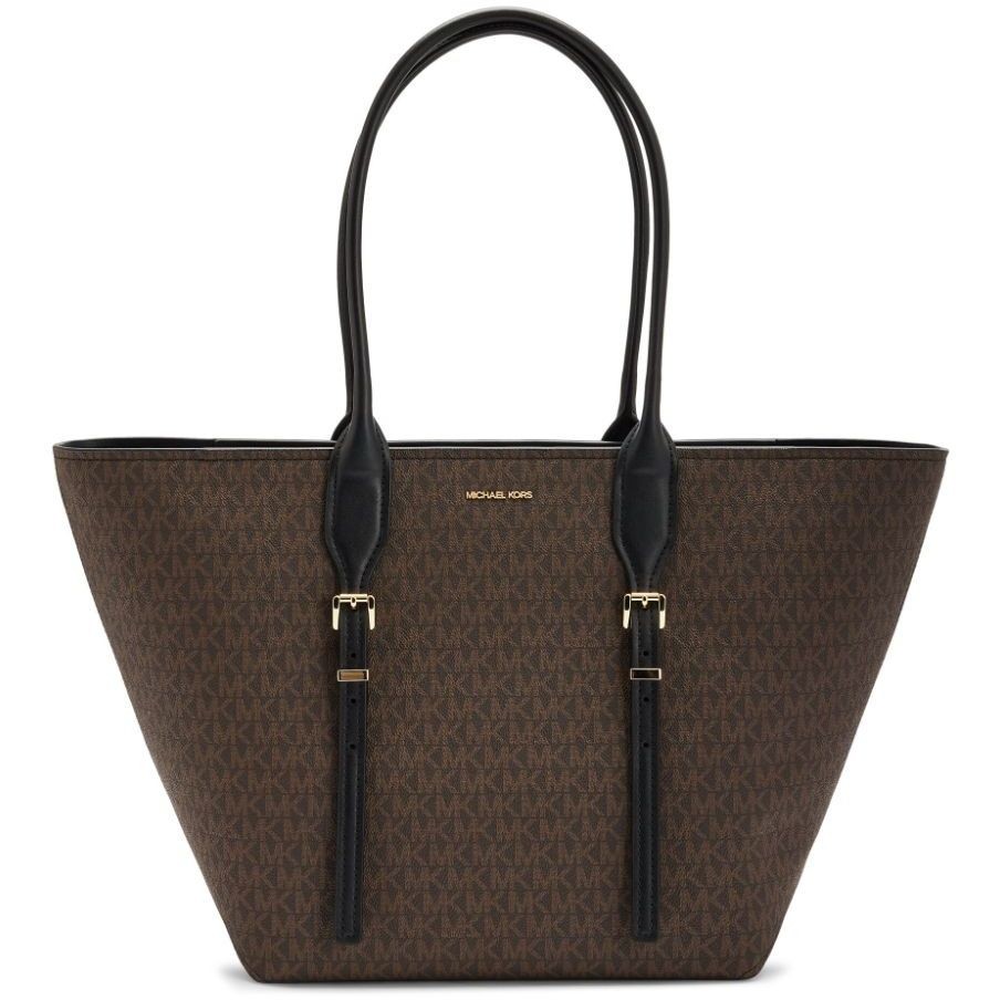 MICHAEL KORS Pirkinių krepšys moterims, Ruda, Lg buckle tote 1