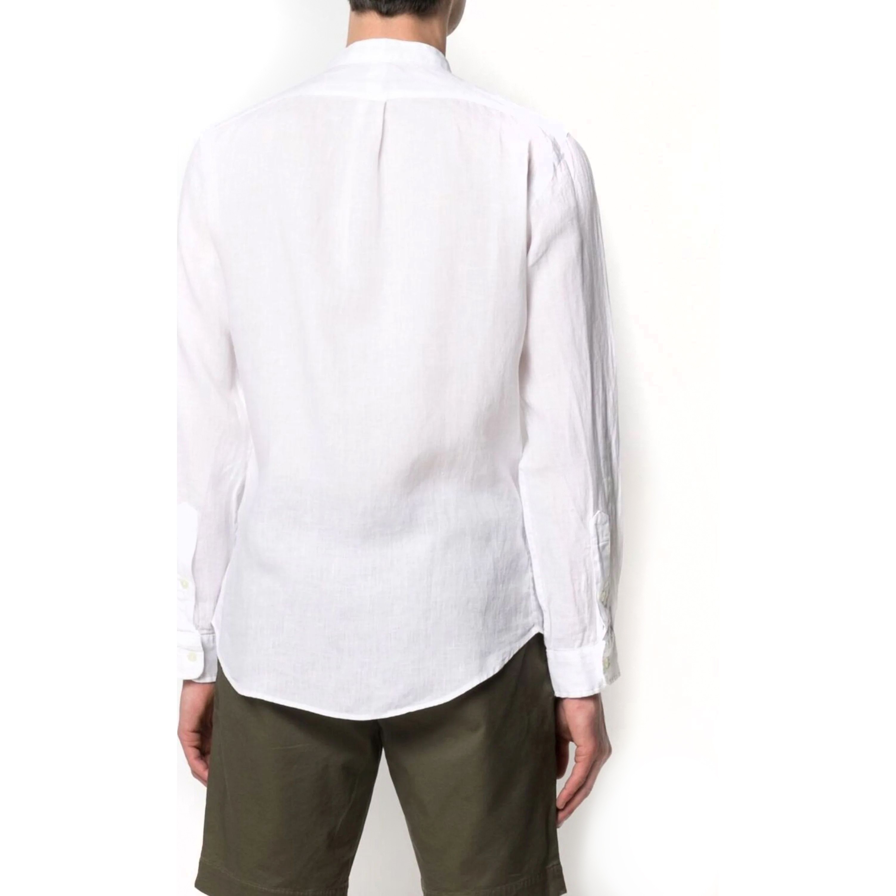 POLO RALPH LAUREN Marškiniai ilgomis rankovėmis vyrams, Balta, Long sleeve sport shirt 3