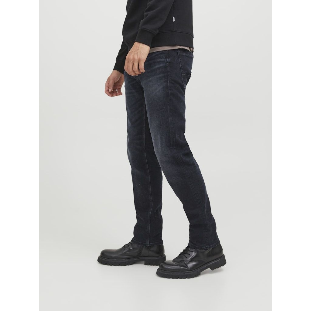 JACK & JONES Slim džinsai vyrams, Juoda, JJIMIKE JJWOOD JJ 781 4