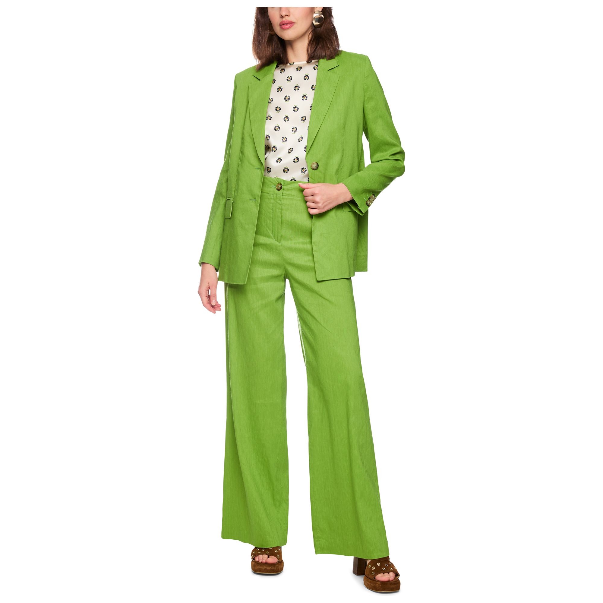 MARC CAIN Kelnės moterims, Žalia, Pants 2