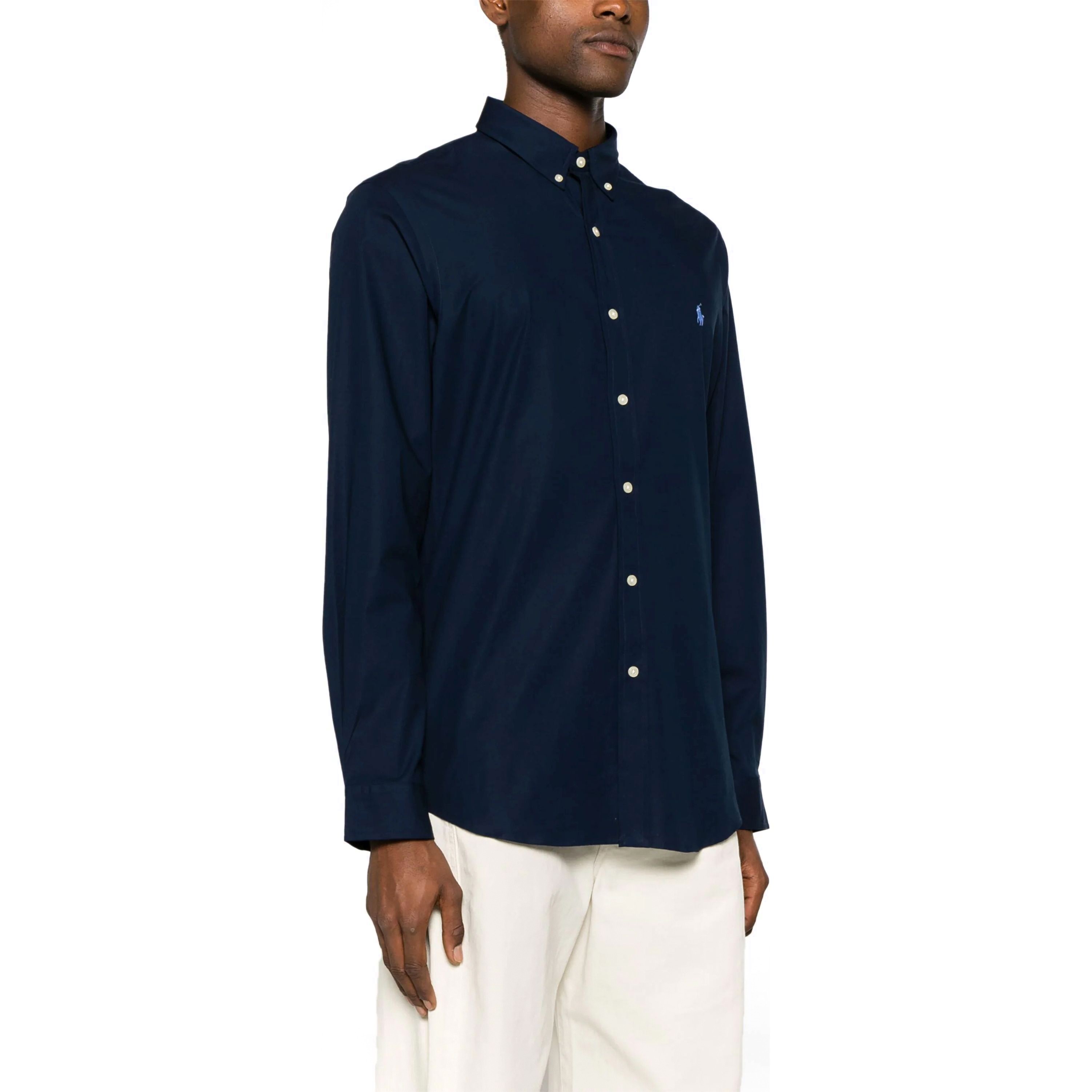 POLO RALPH LAUREN Marškiniai ilgomis rankovėmis vyrams, Mėlyna, Long sleeve sport shirt 2