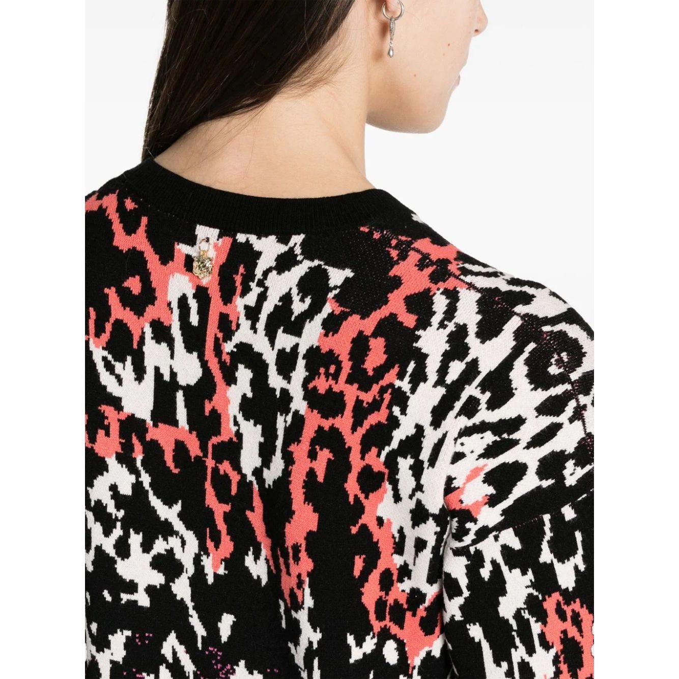 JUST CAVALLI Mini suknelė moterims, Marga, Long sleeve dress 4
